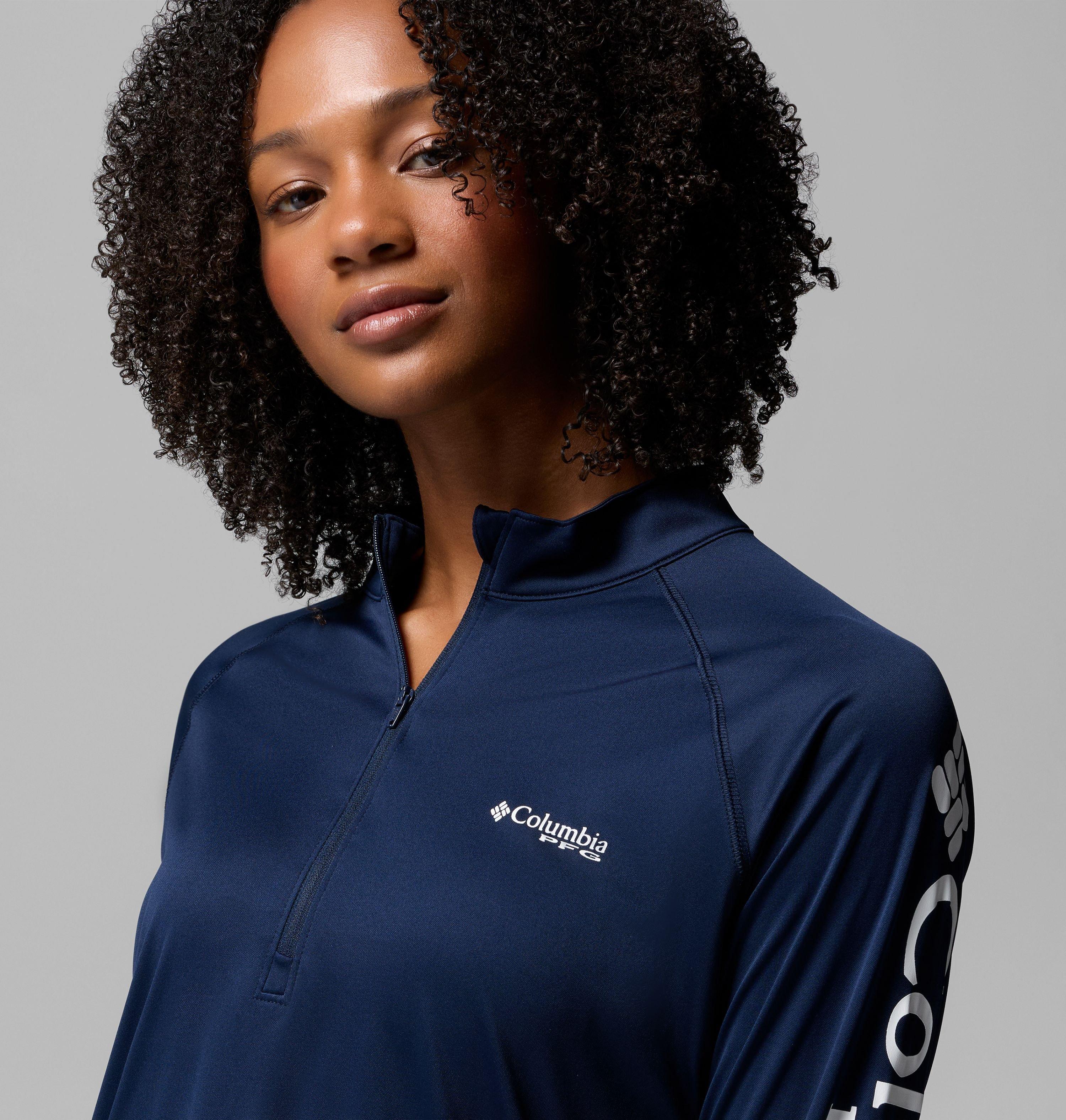Women's PFG Tidal Tee Quarter Zip Long Sleeve Shirt 5