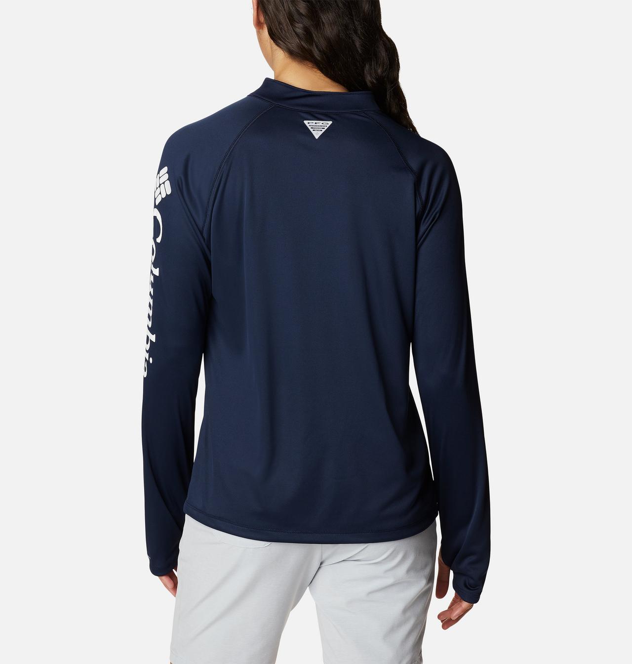 Women's PFG Tidal Tee™ Quarter Zip Long Sleeve Shirt 2