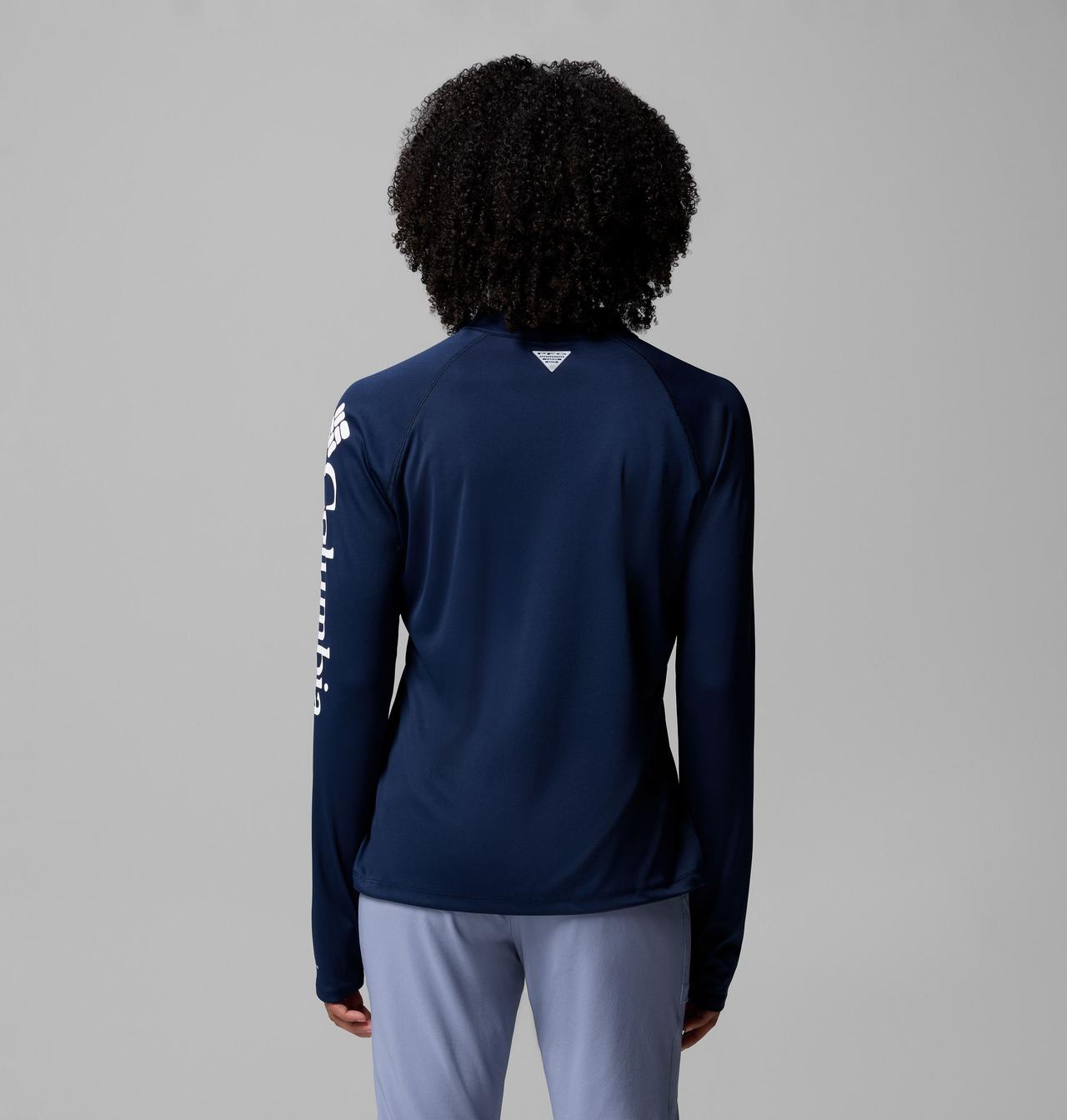 Women's PFG Tidal Tee™ Quarter Zip Long Sleeve Shirt 3