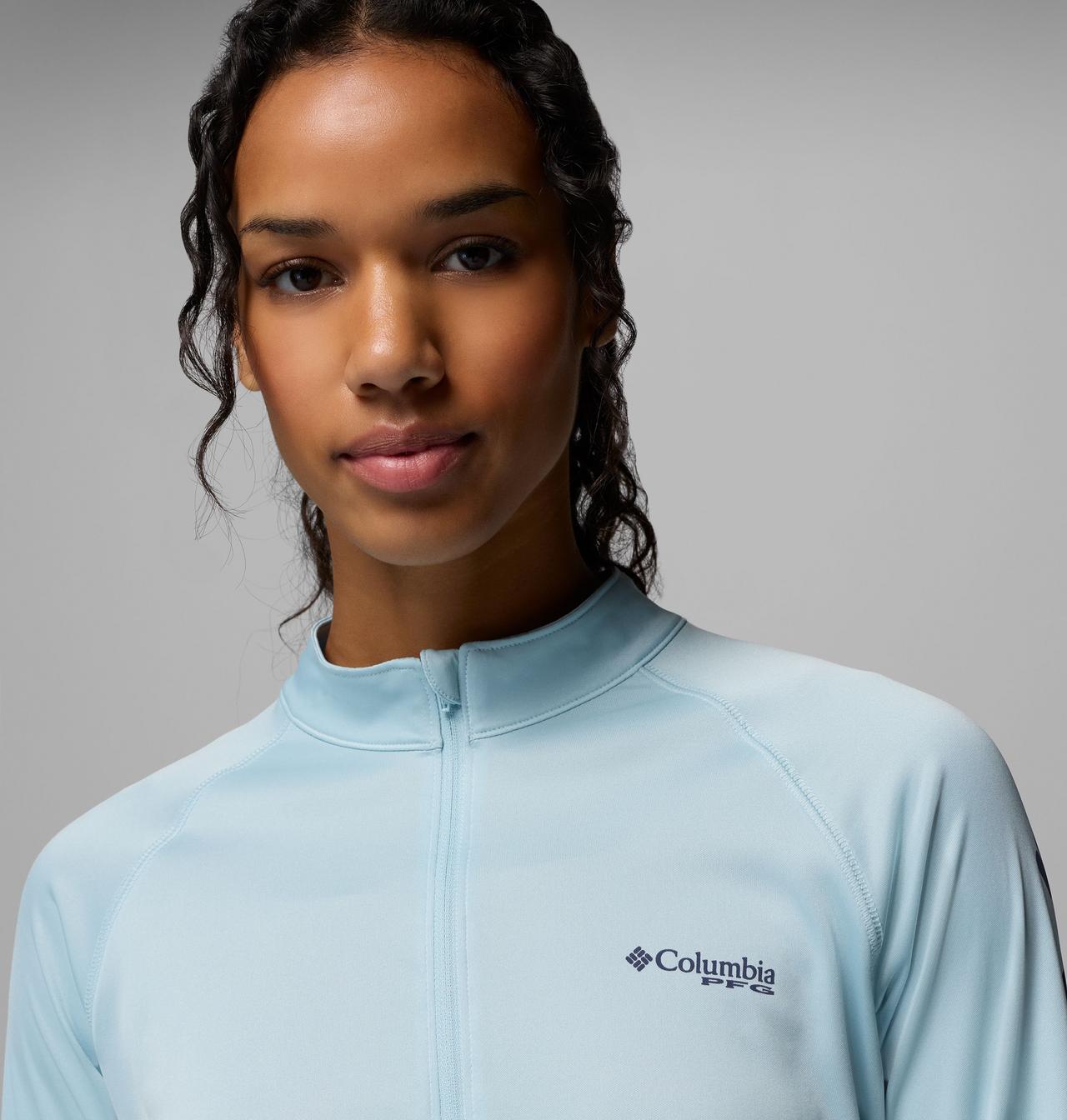 Women's PFG Tidal Tee™ Quarter Zip Long Sleeve Shirt 5