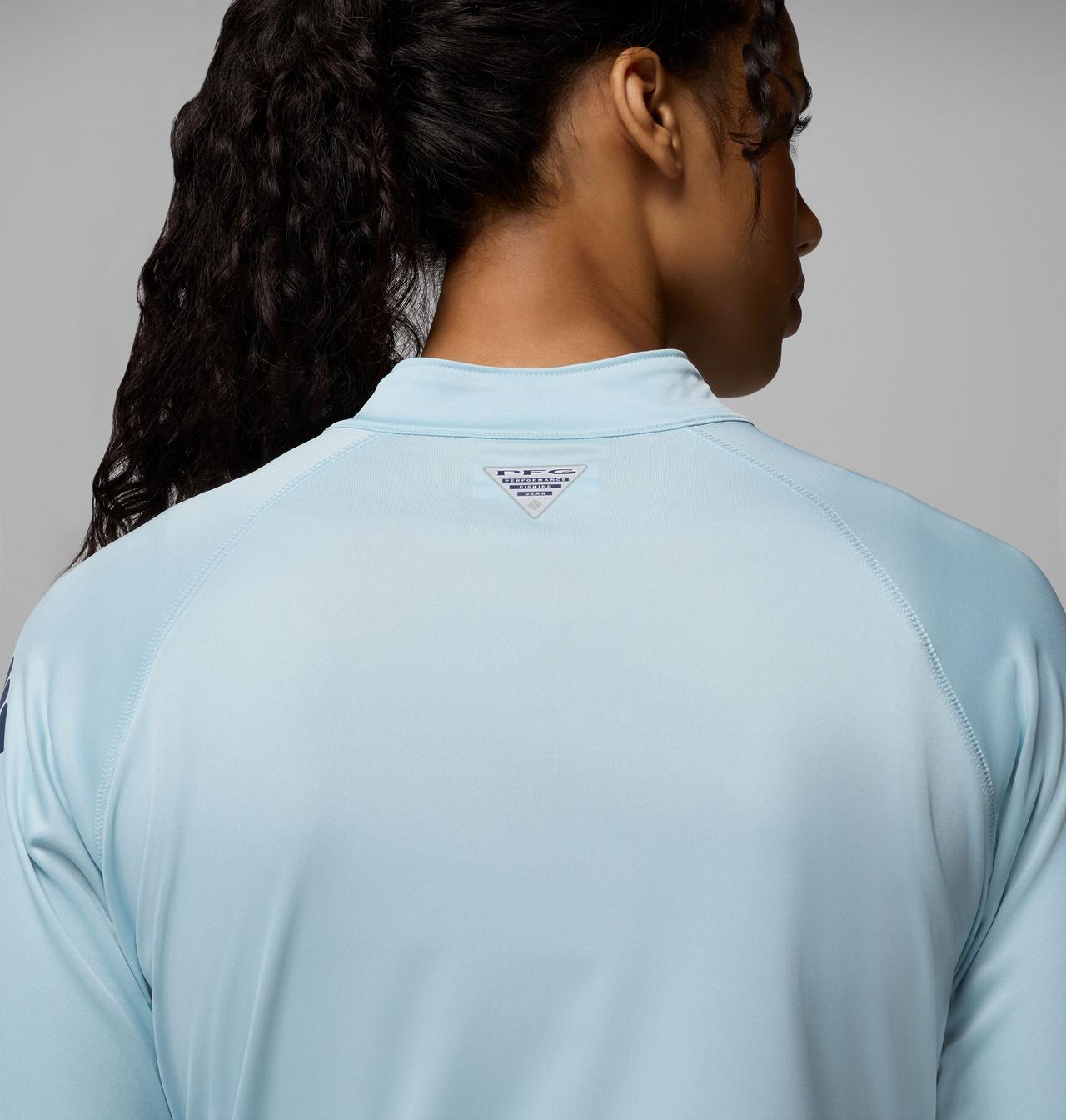 Women's PFG Tidal Tee™ Quarter Zip Long Sleeve Shirt 6