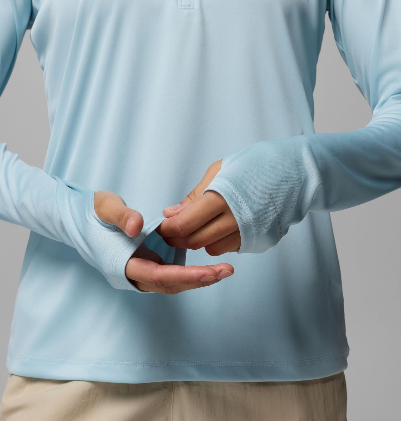 Women's PFG Tidal Tee™ Quarter Zip Long Sleeve Shirt 7