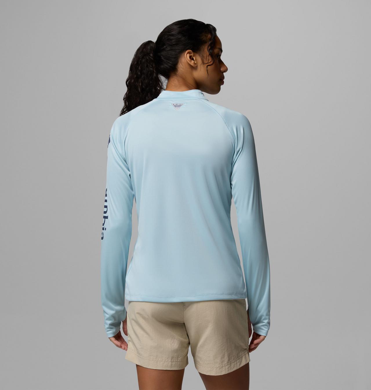 Women's PFG Tidal Tee™ Quarter Zip Long Sleeve Shirt 3