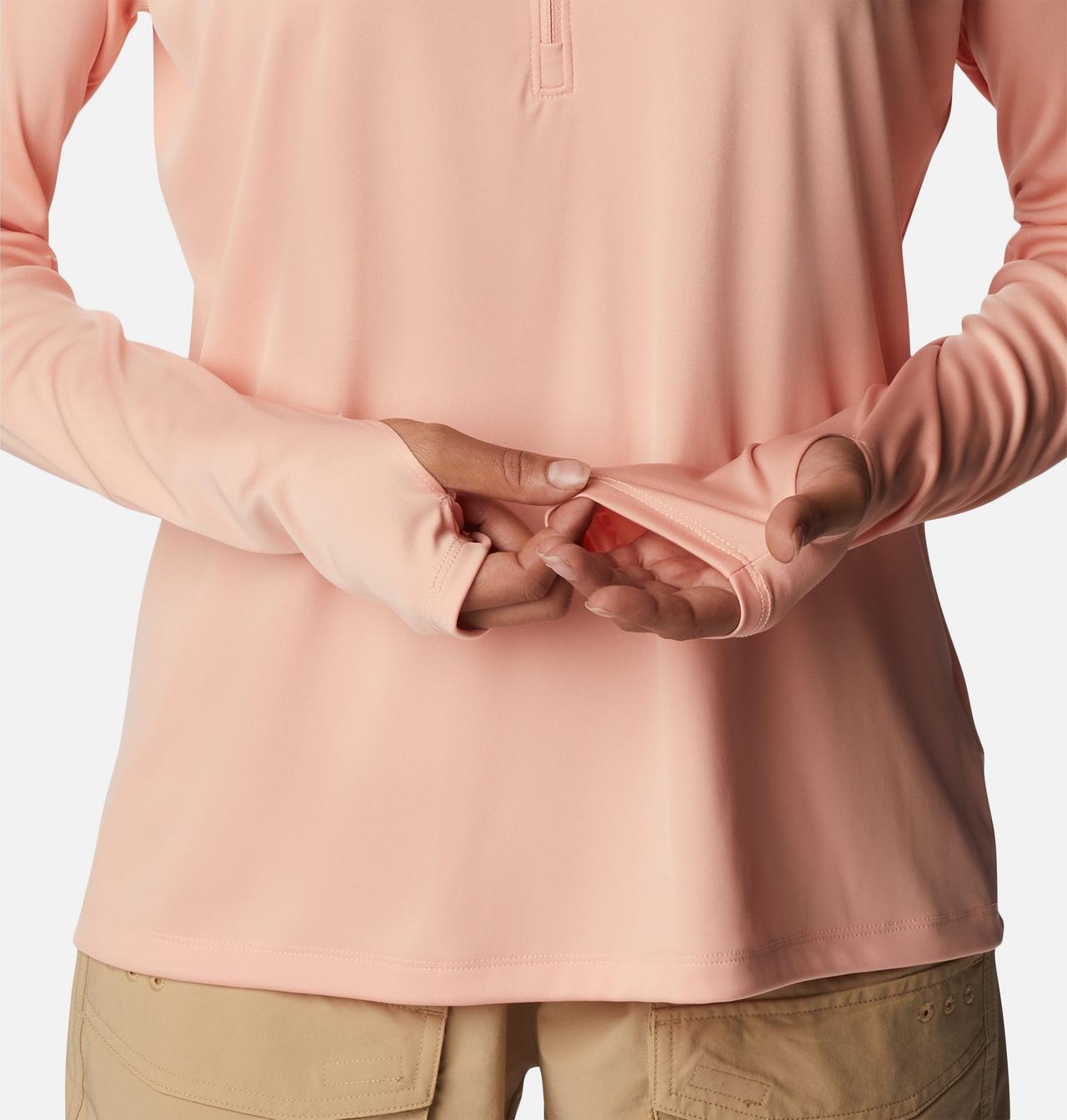 Women's PFG Tidal Tee™ Quarter Zip Long Sleeve Shirt 6