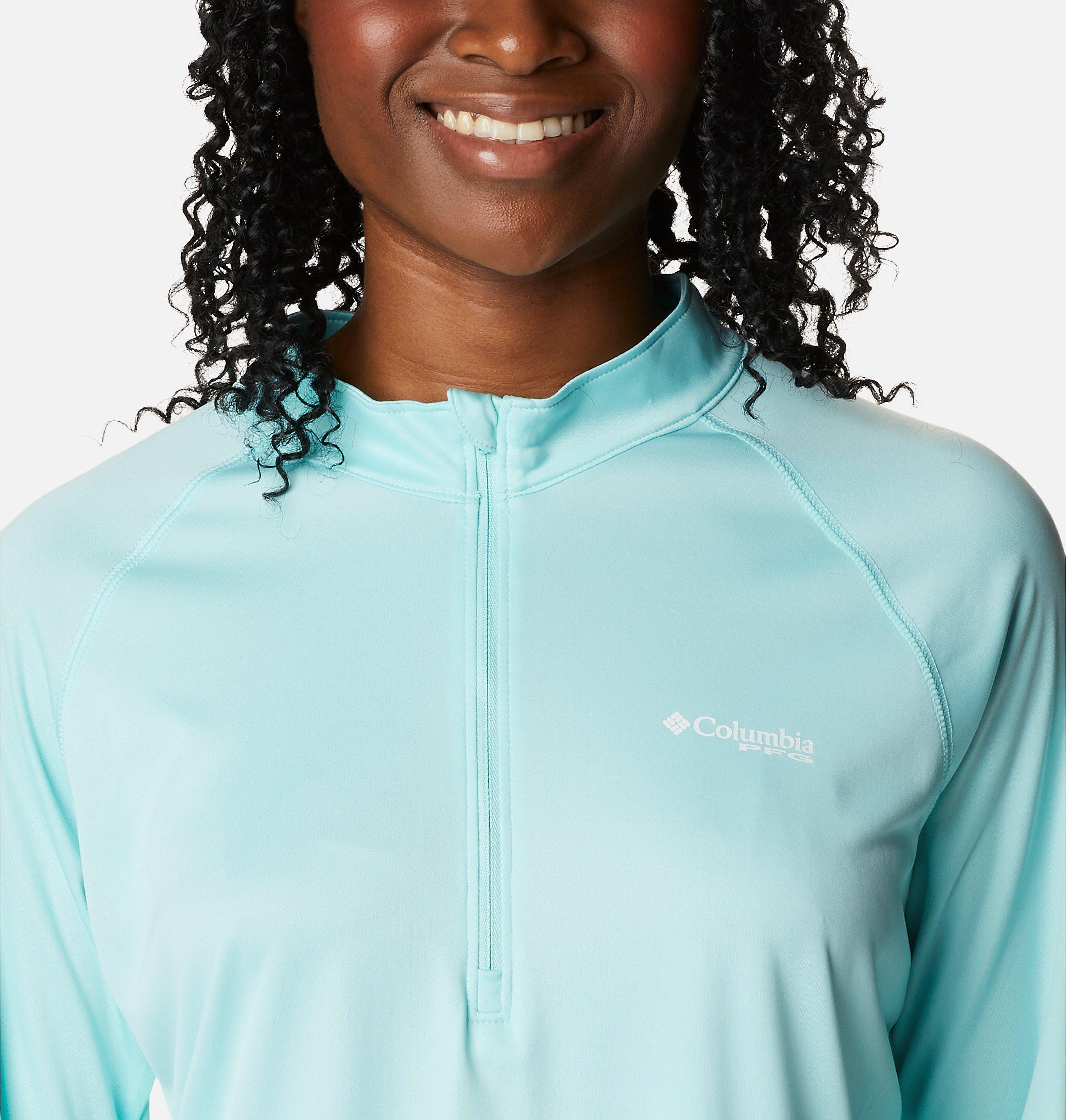 Women's PFG Tidal Tee Quarter Zip Long Sleeve Shirt 4