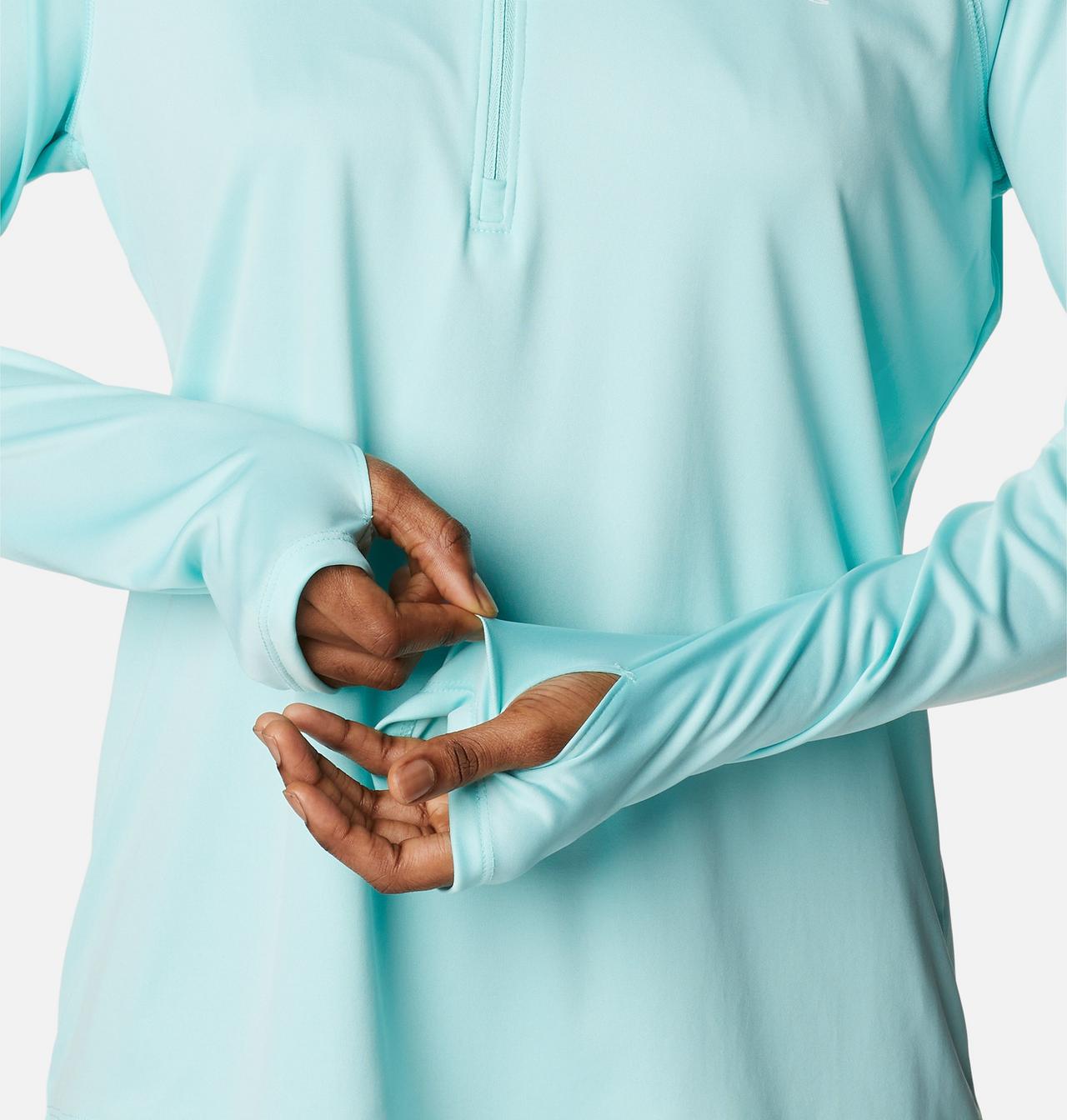 Women's PFG Tidal Tee™ Quarter Zip Long Sleeve Shirt 6