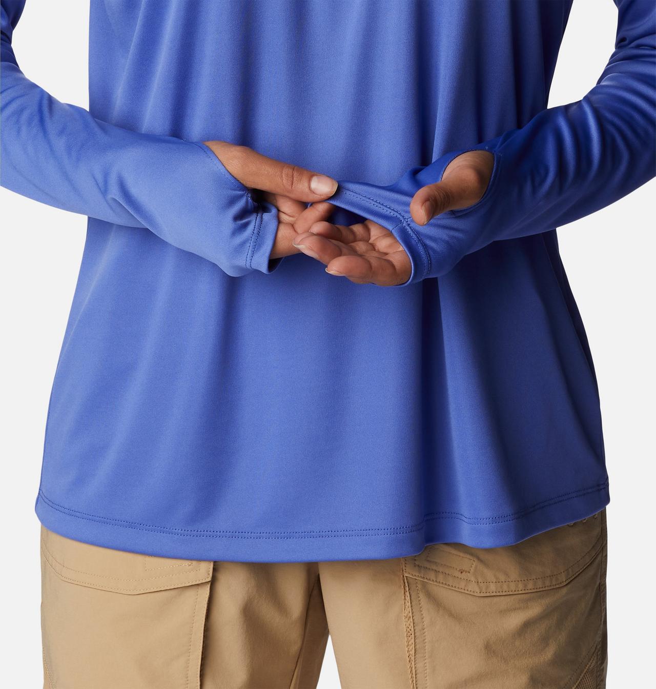 Women's PFG Tidal Tee™ Quarter Zip Long Sleeve Shirt 6