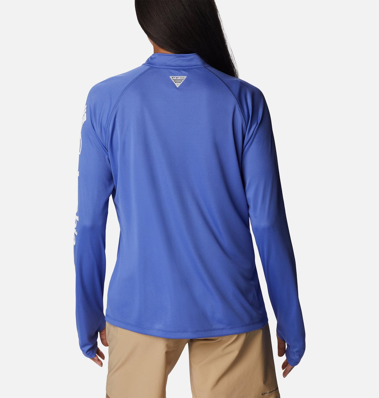 Women's PFG Tidal Tee™ Quarter Zip Long Sleeve Shirt 2