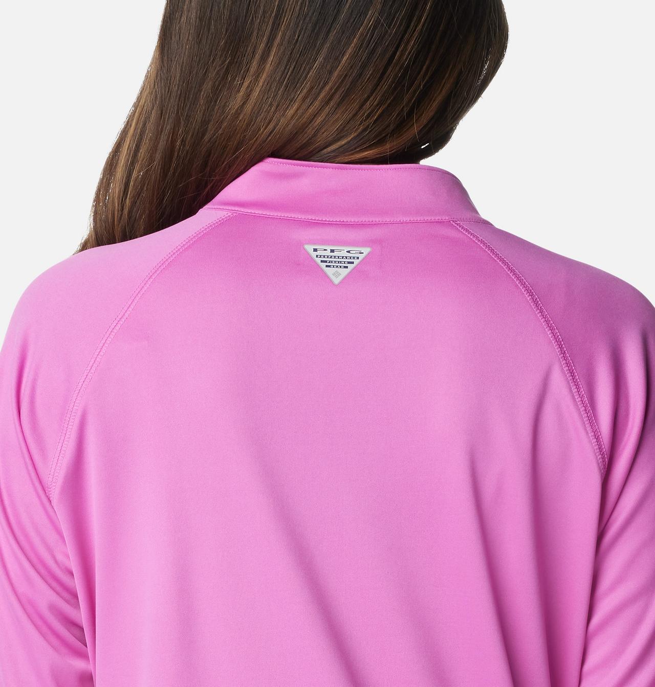 Women's PFG Tidal Tee™ Quarter Zip Long Sleeve Shirt 5
