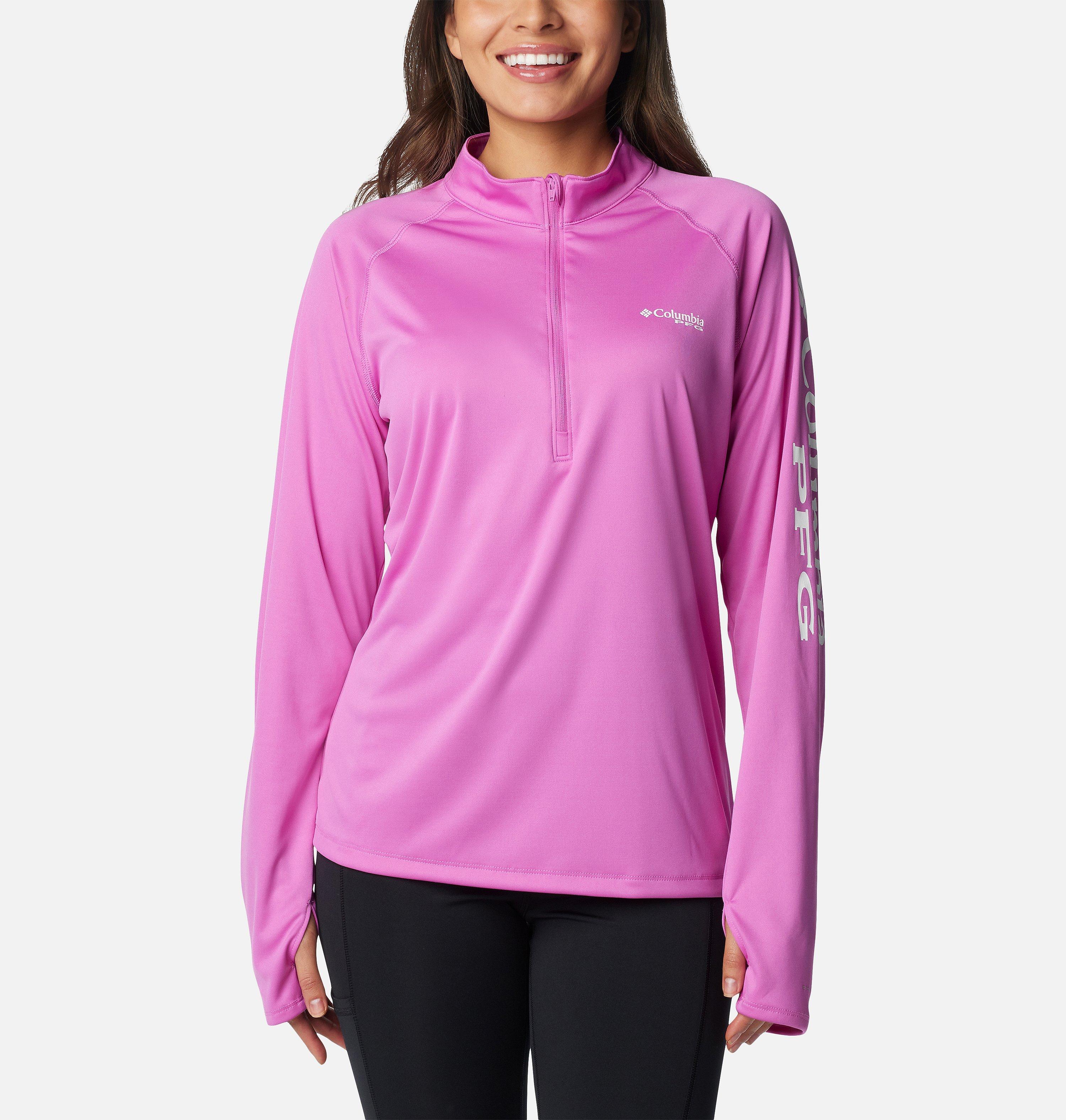 Women's PFG Tidal Tee Quarter Zip Long Sleeve Shirt | Columbia