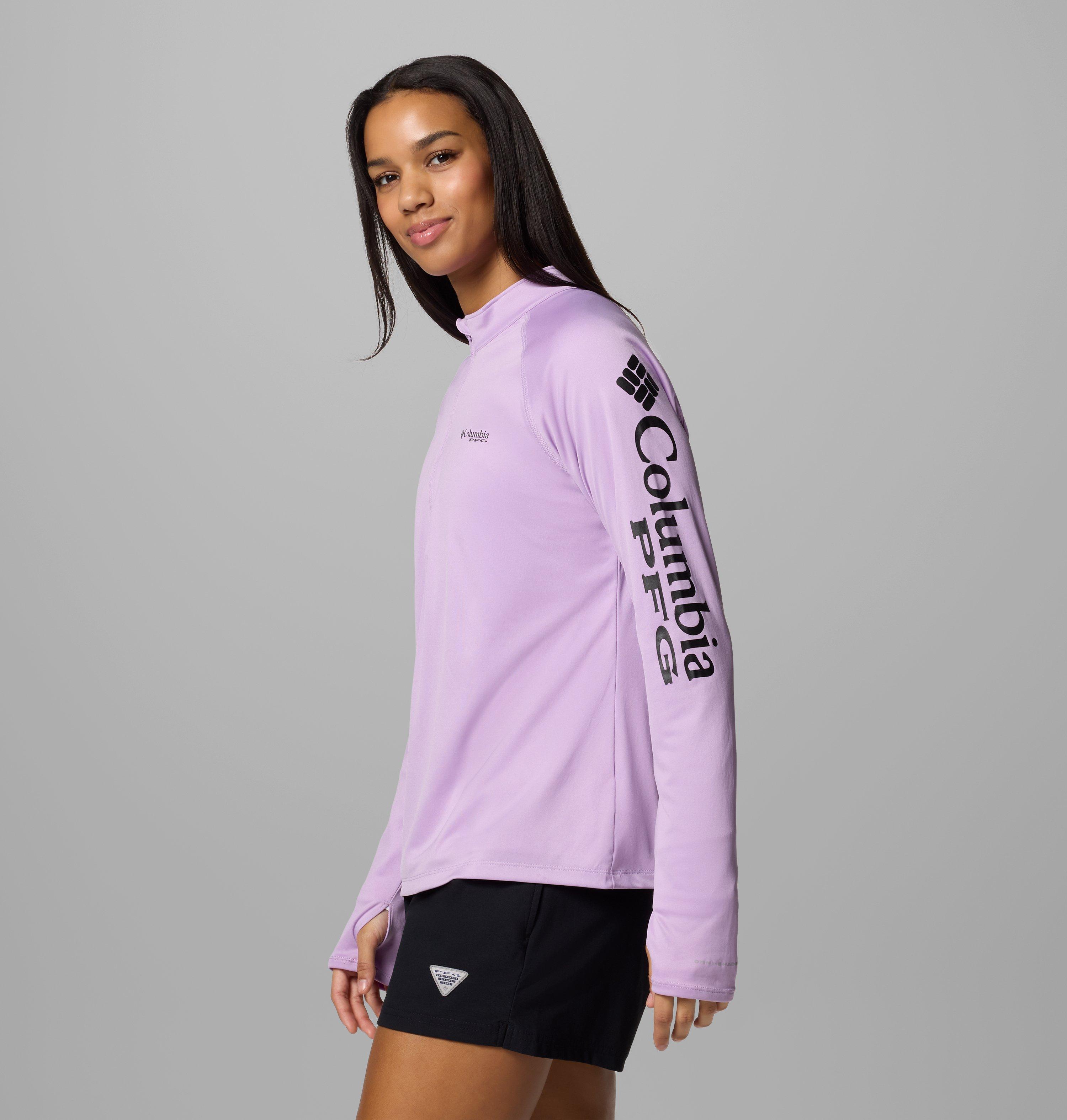 Women's PFG Tidal Tee Quarter Zip Long Sleeve Shirt 3