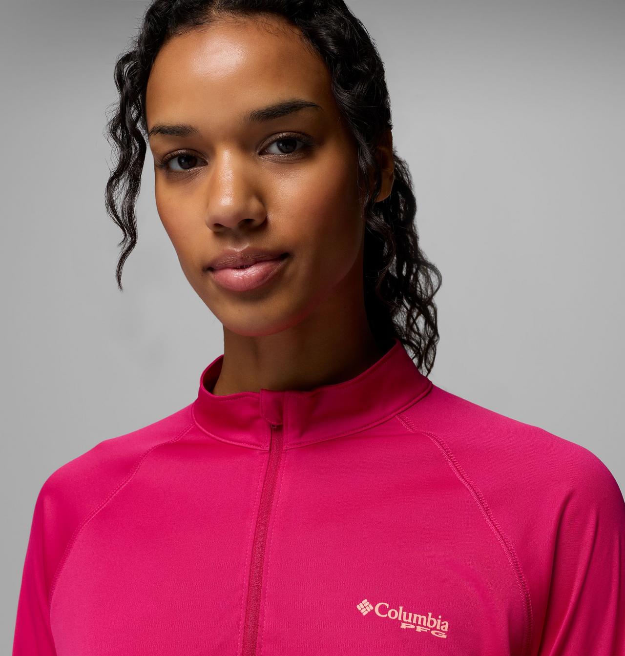 Women's PFG Tidal Tee™ Quarter Zip Long Sleeve Shirt | 656 | S 5