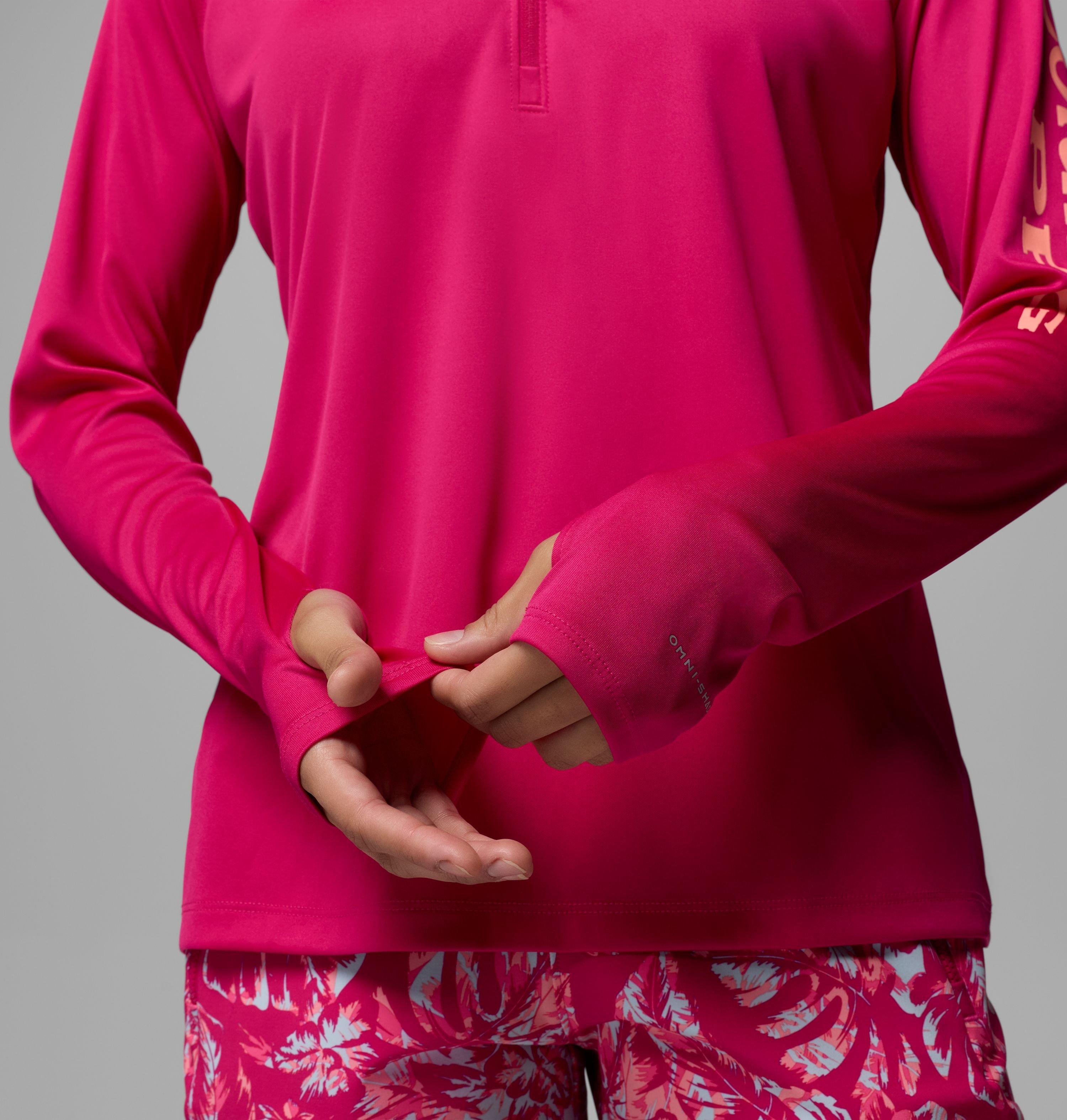 Women's PFG Tidal Tee™ Quarter Zip Long Sleeve Shirt | 807 | M 7