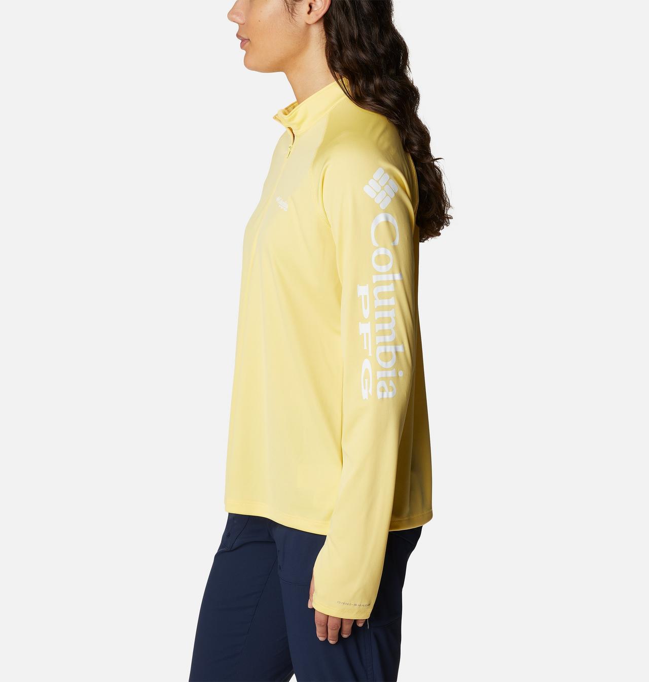 Women's PFG Tidal Tee™ Quarter Zip Long Sleeve Shirt 3