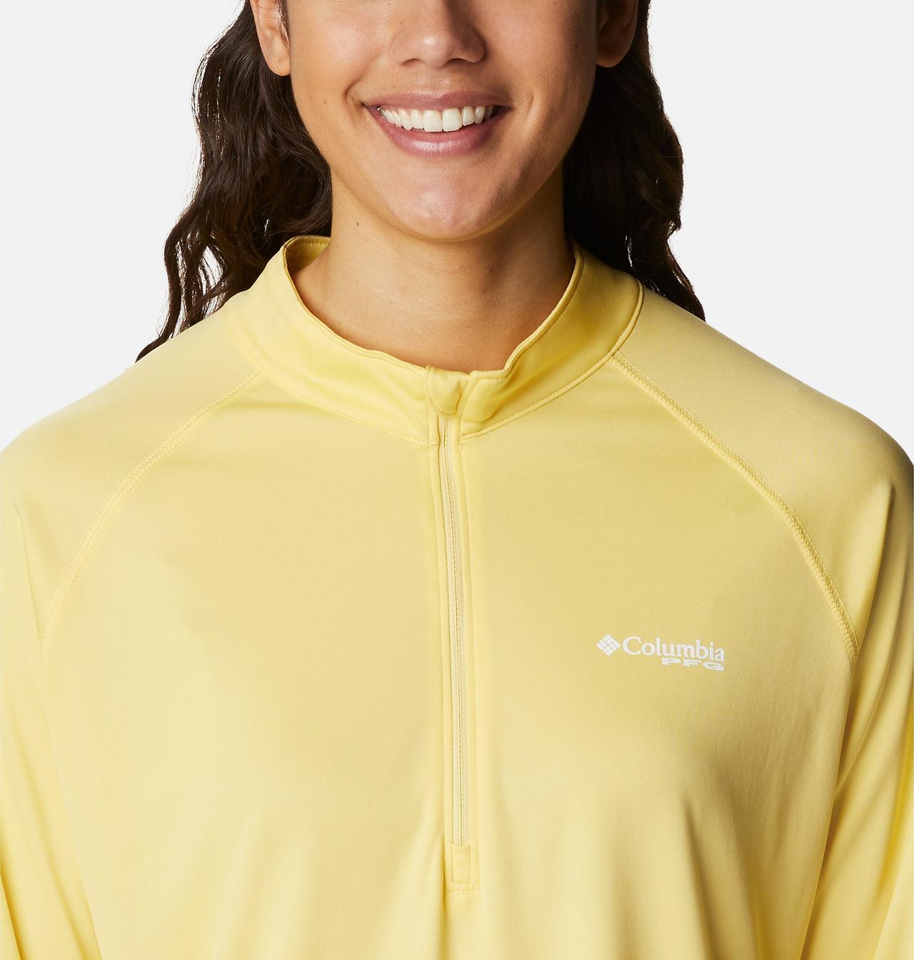 Women's PFG Tidal Tee™ Quarter Zip Long Sleeve Shirt 4
