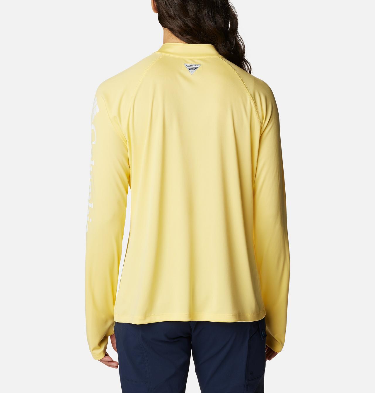 Women's PFG Tidal Tee™ Quarter Zip Long Sleeve Shirt 2