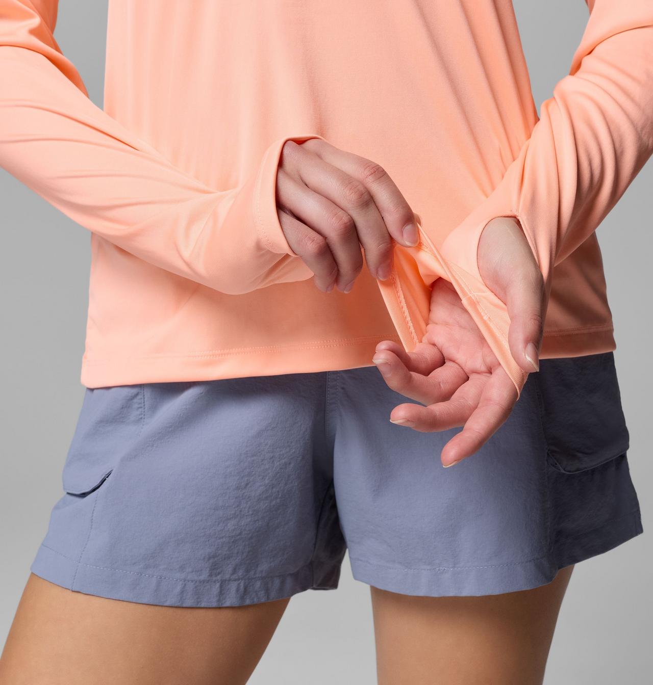 Women's PFG Tidal Tee™ Quarter Zip Long Sleeve Shirt | 807 | XS 7