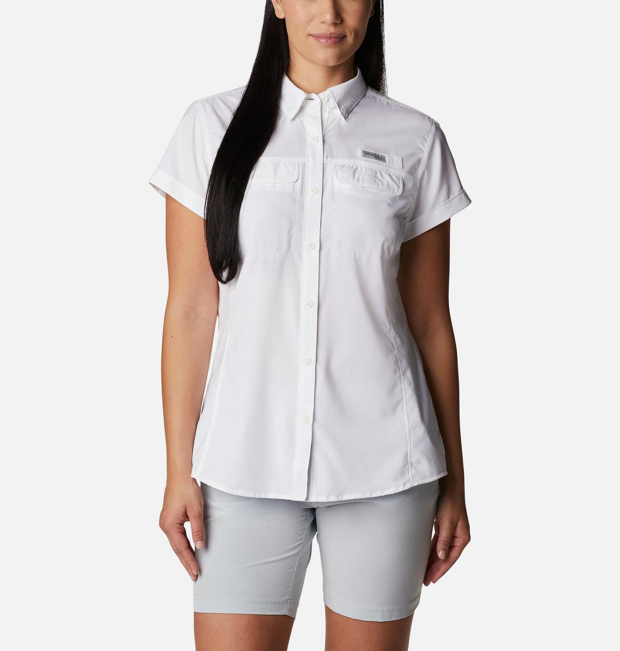 Women's PFG Skiff Guide™ Woven Short Sleeve Shirt 1