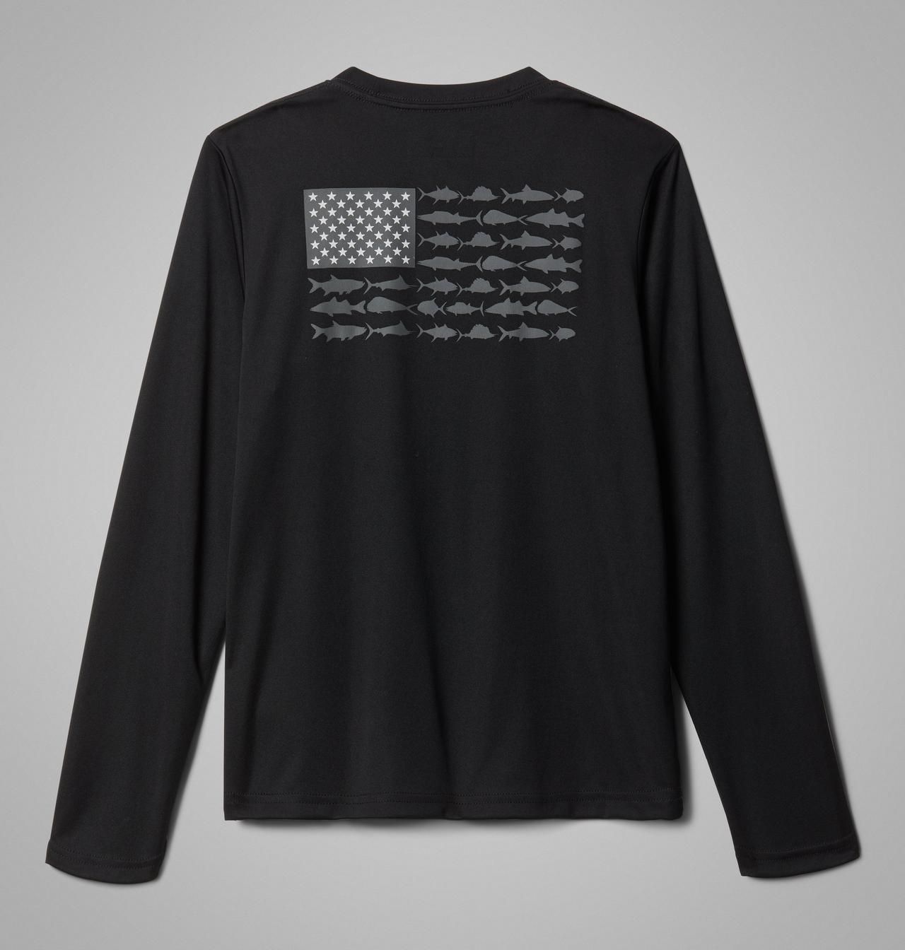 Boys' PFG Terminal Tackle™ Fish Flag Long Sleeve Shirt 2