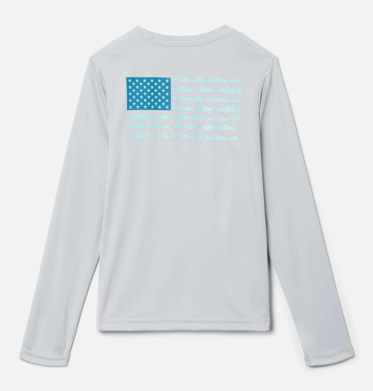 Boys' PFG Terminal Tackle™ Fish Flag Long Sleeve Shirt 2