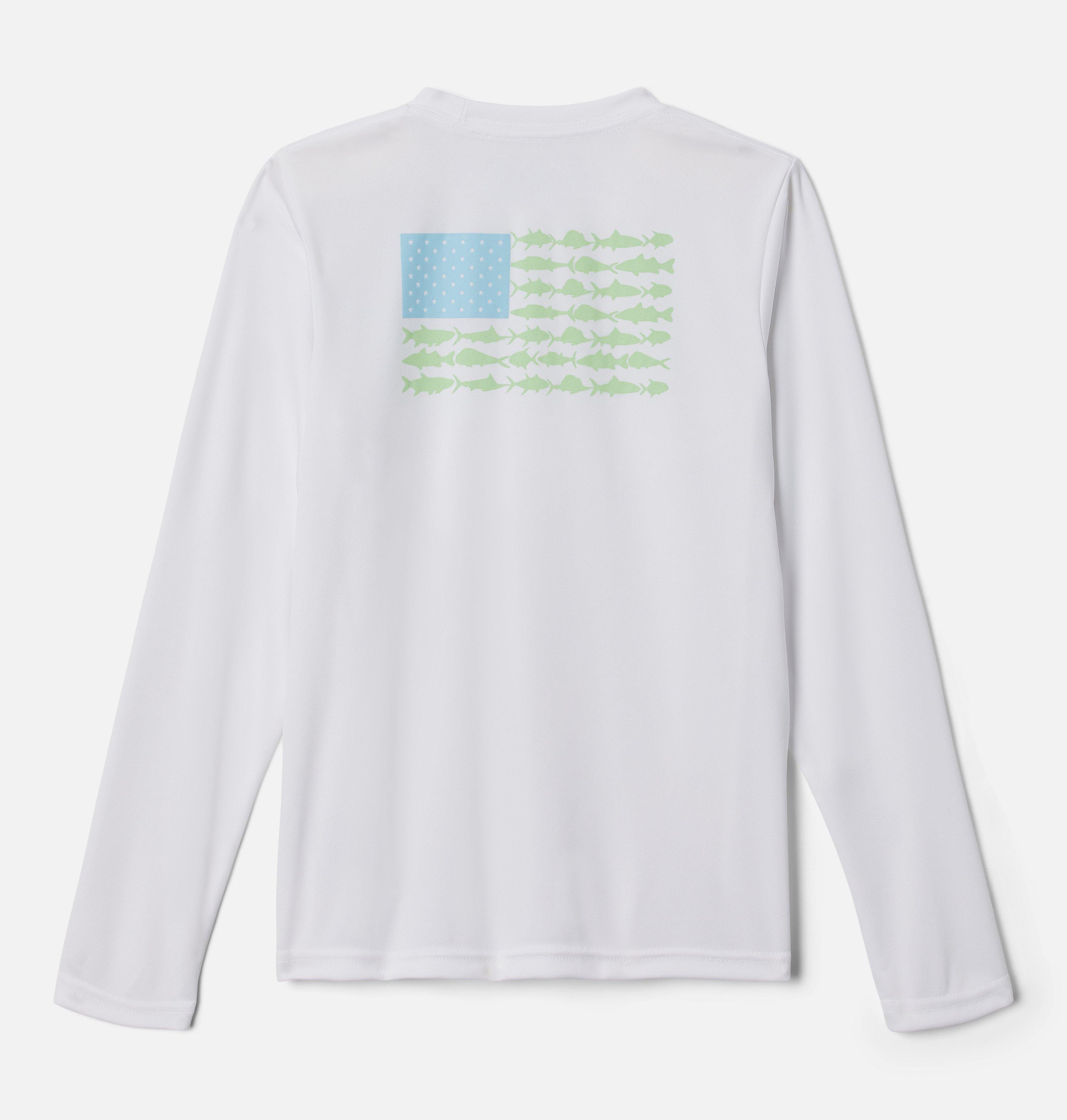Boys' PFG Terminal Tackle Fish Flag Long Sleeve Shirt 2