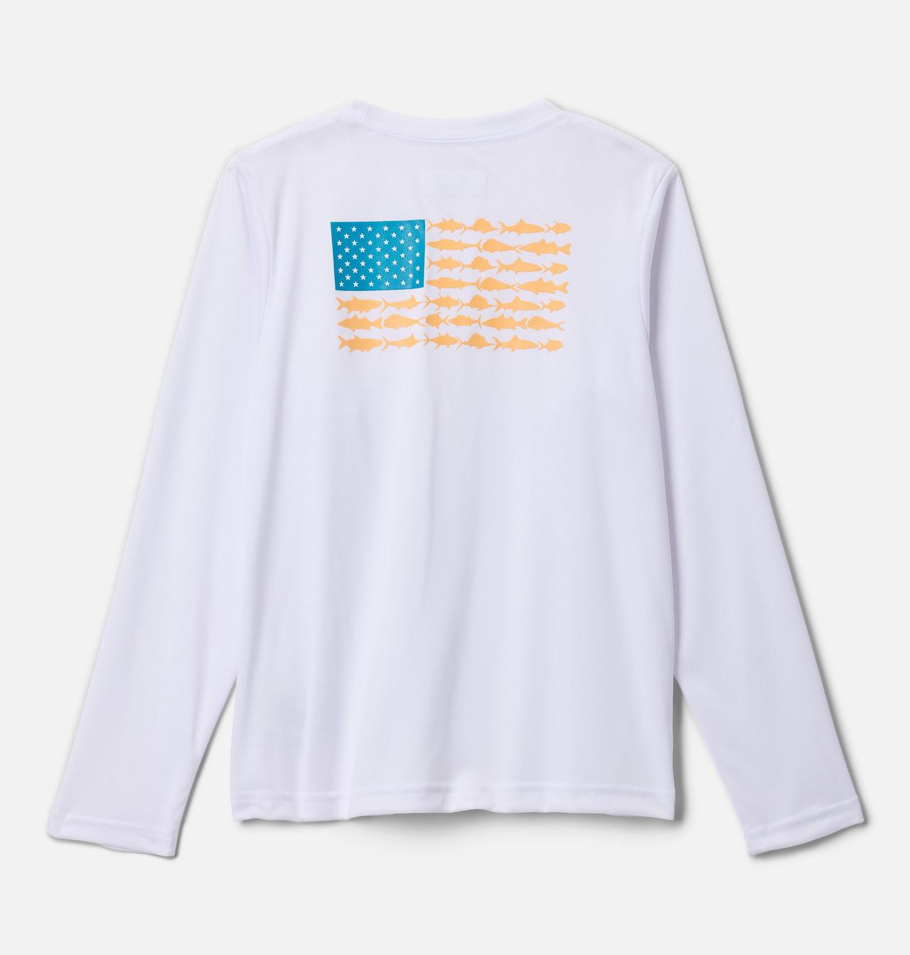 Boys' PFG Terminal Tackle™ Fish Flag Long Sleeve Shirt 1