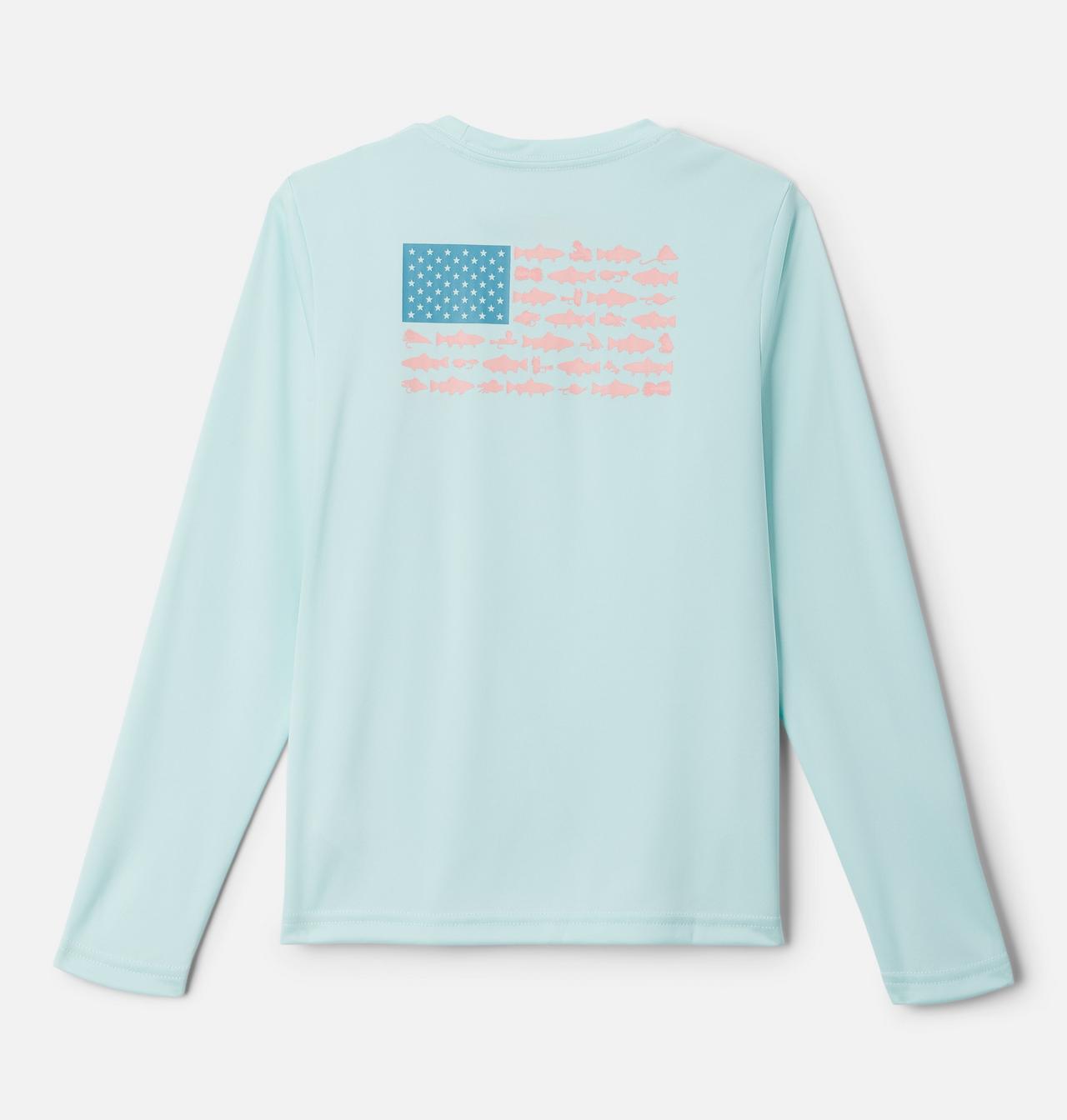 Boys' PFG Terminal Tackle™ Fish Flag Long Sleeve Shirt 2