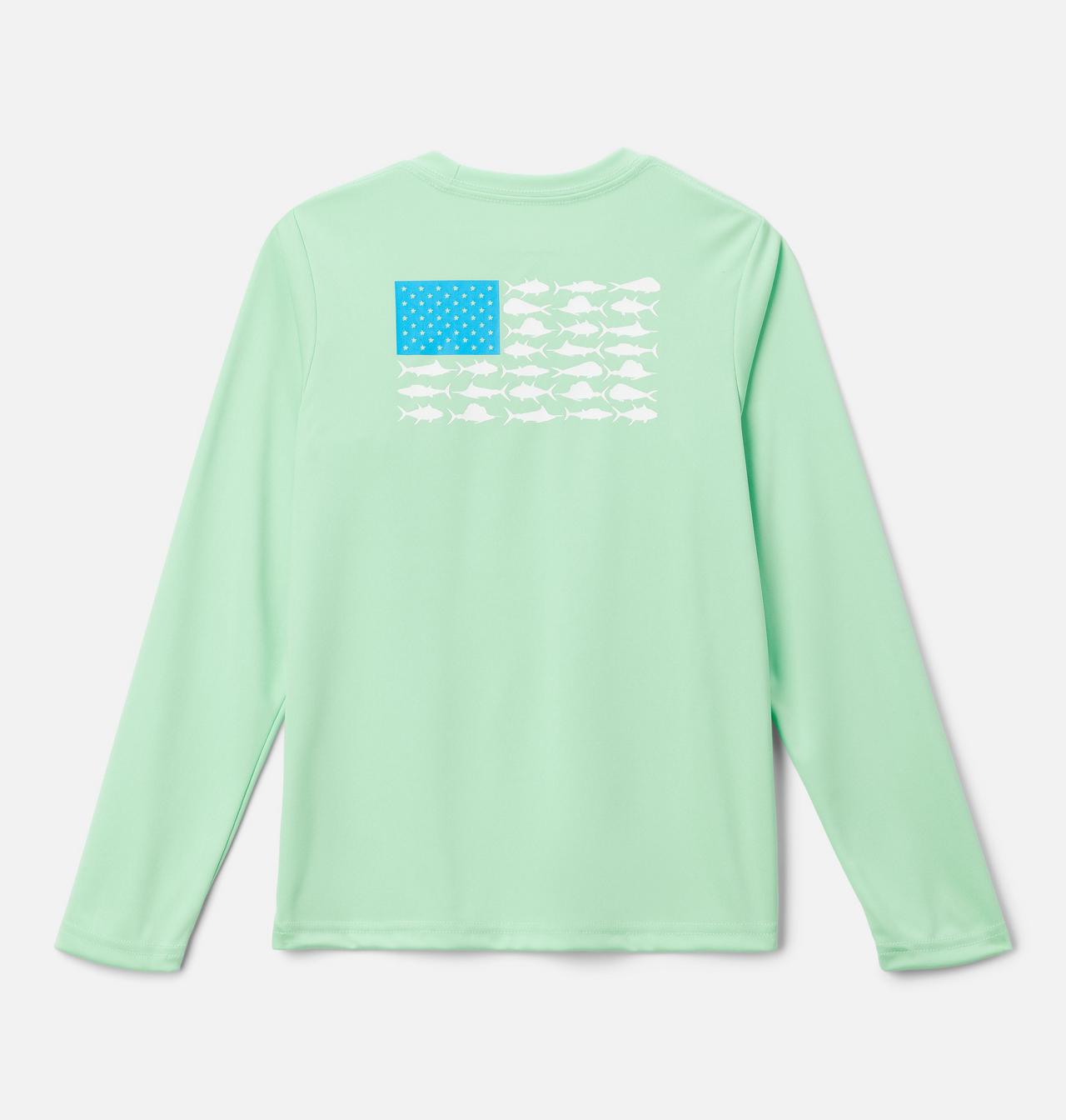 Boys' PFG Terminal Tackle™ Fish Flag Long Sleeve Shirt 2