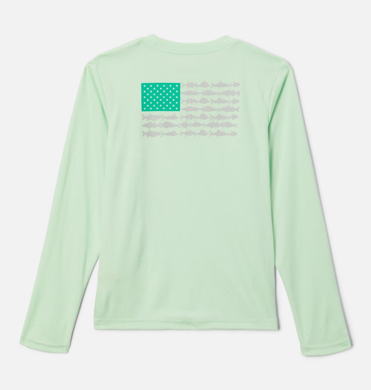 Boys' PFG Terminal Tackle™ Fish Flag Long Sleeve Shirt 2