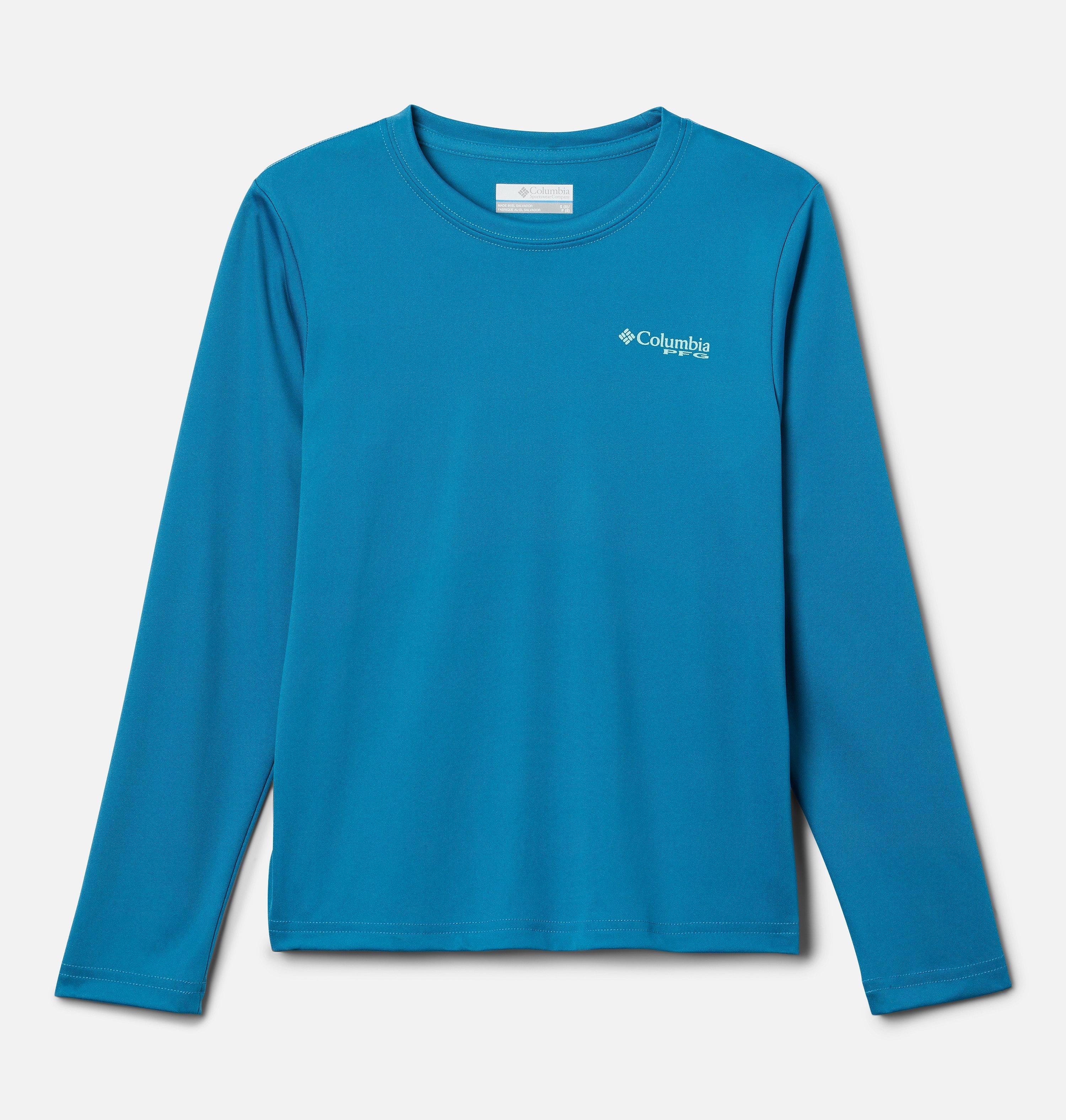 Boys' PFG Terminal Tackle Fish Flag Long Sleeve Shirt 1
