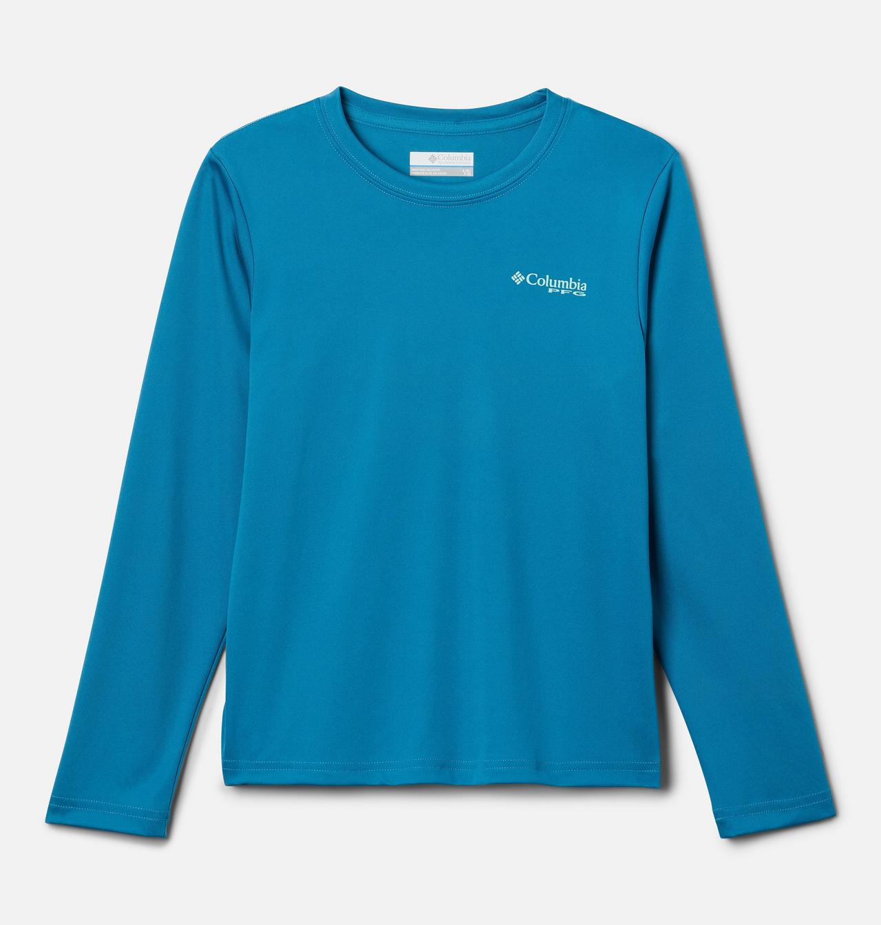 Boys' PFG Terminal Tackle™ Fish Flag Long Sleeve Shirt 1