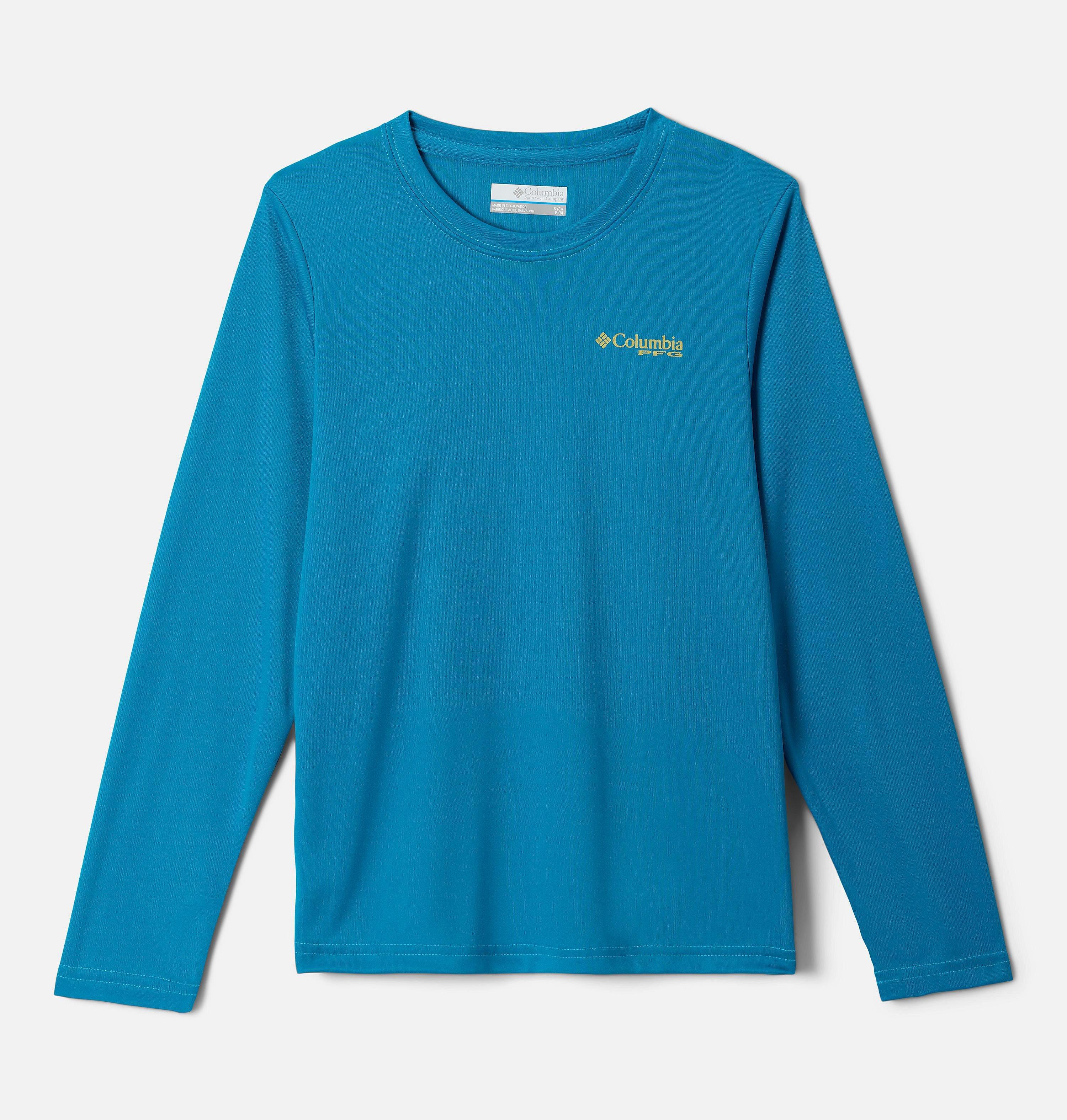 Boys' PFG Terminal Tackle Fish Flag Long Sleeve Shirt 2