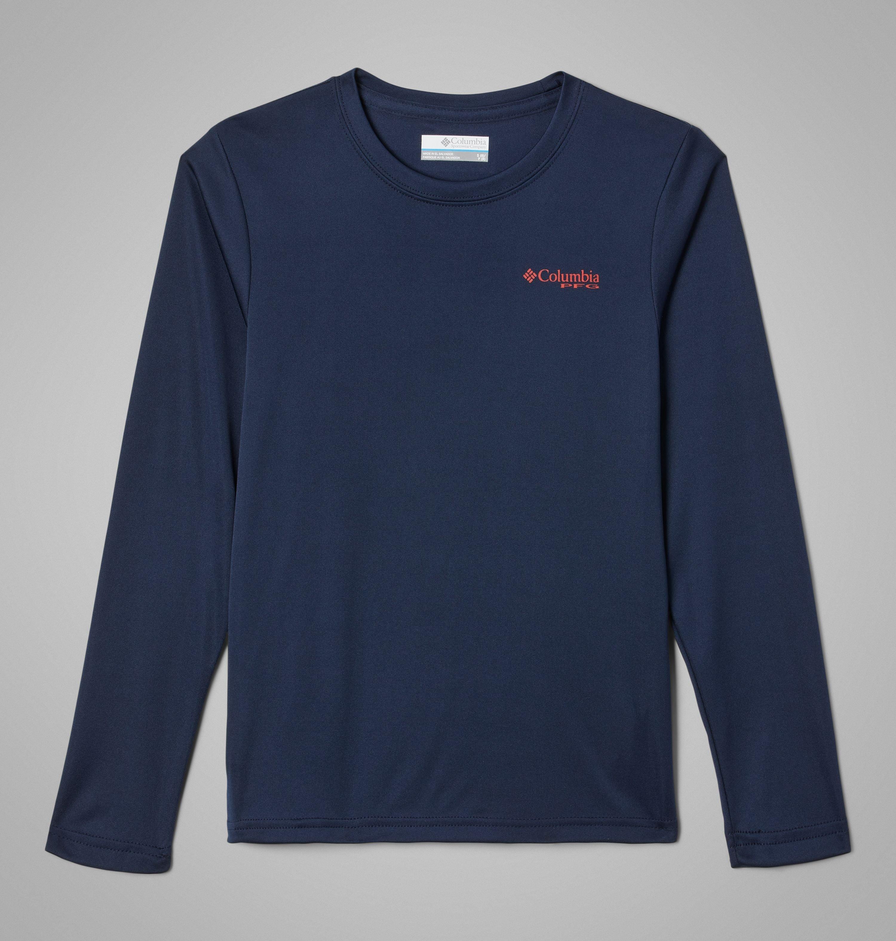 Boys' PFG Terminal Tackle Fish Flag Long Sleeve Shirt 2