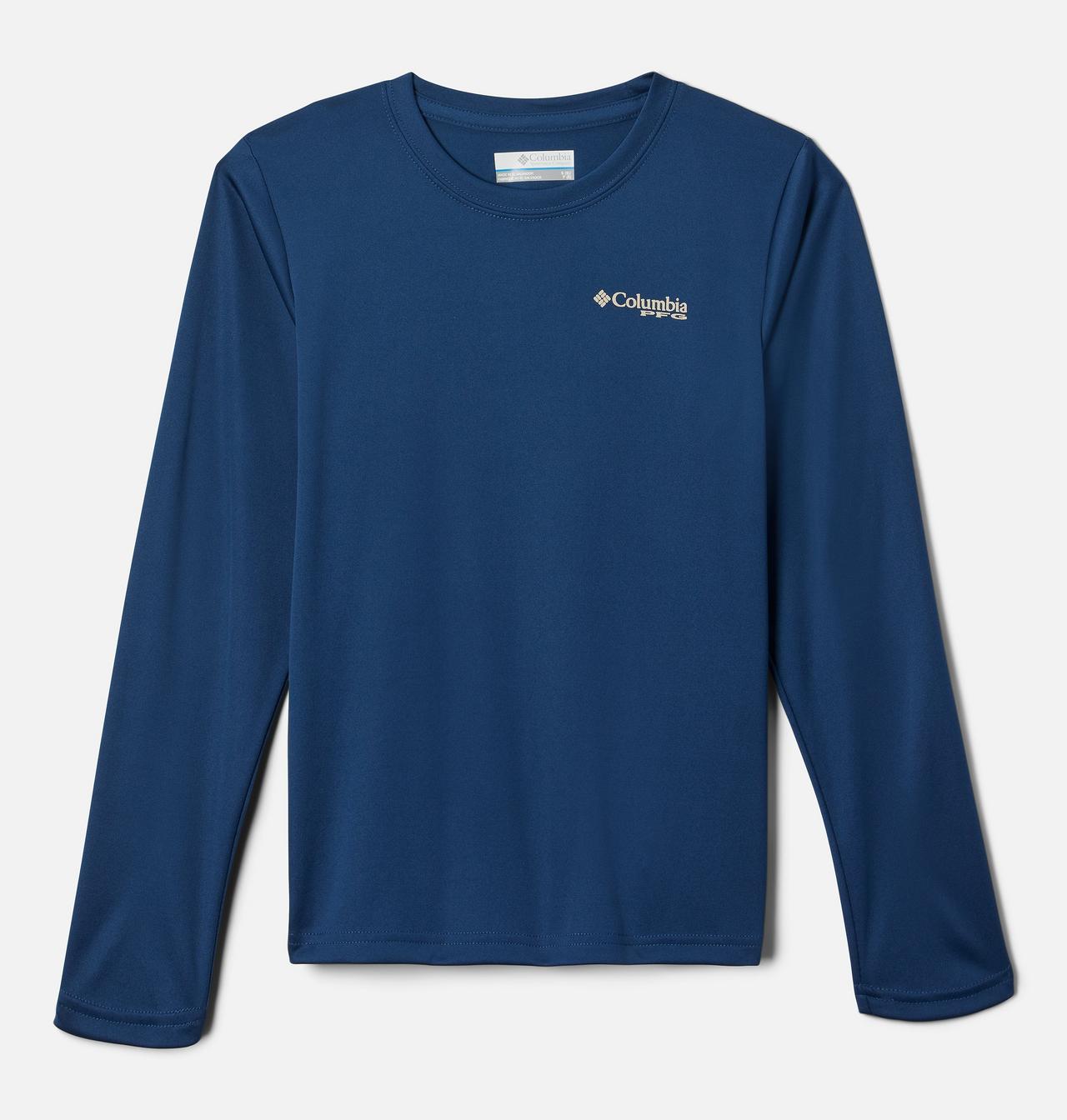 Boys' PFG Terminal Tackle™ Fish Flag Long Sleeve Shirt 1