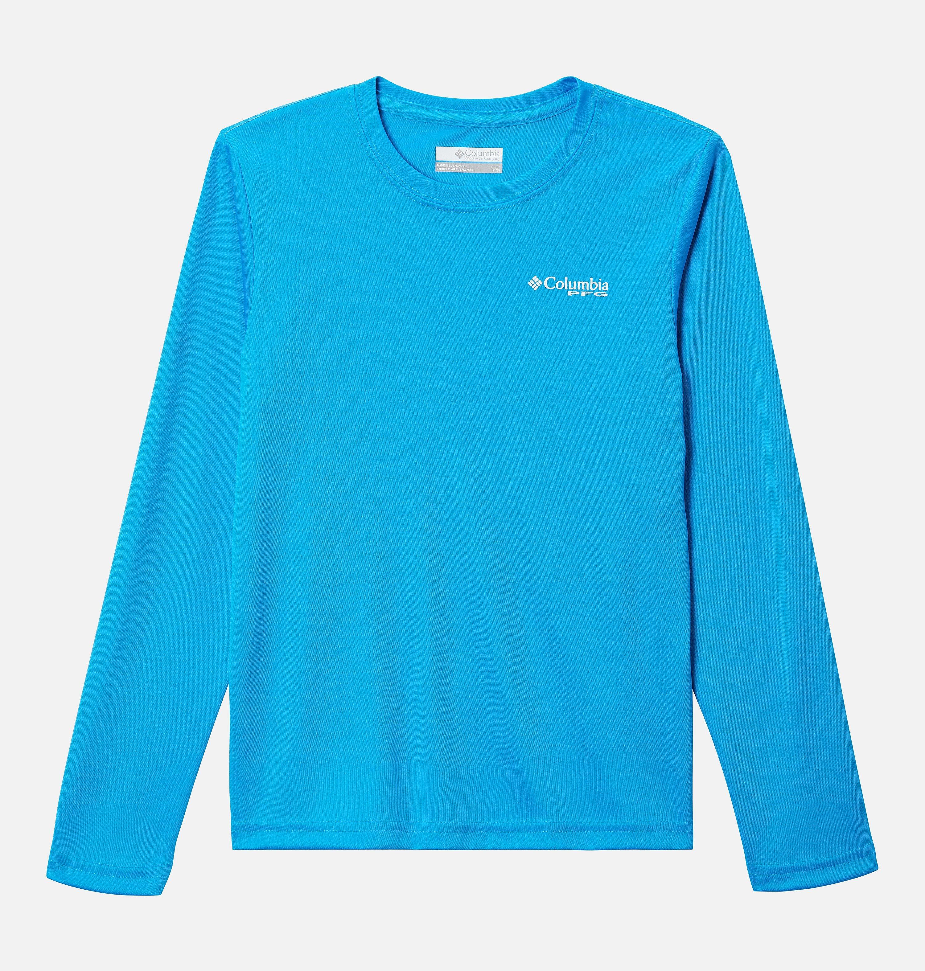 Boys' PFG Terminal Tackle Fish Flag Long Sleeve Shirt 1