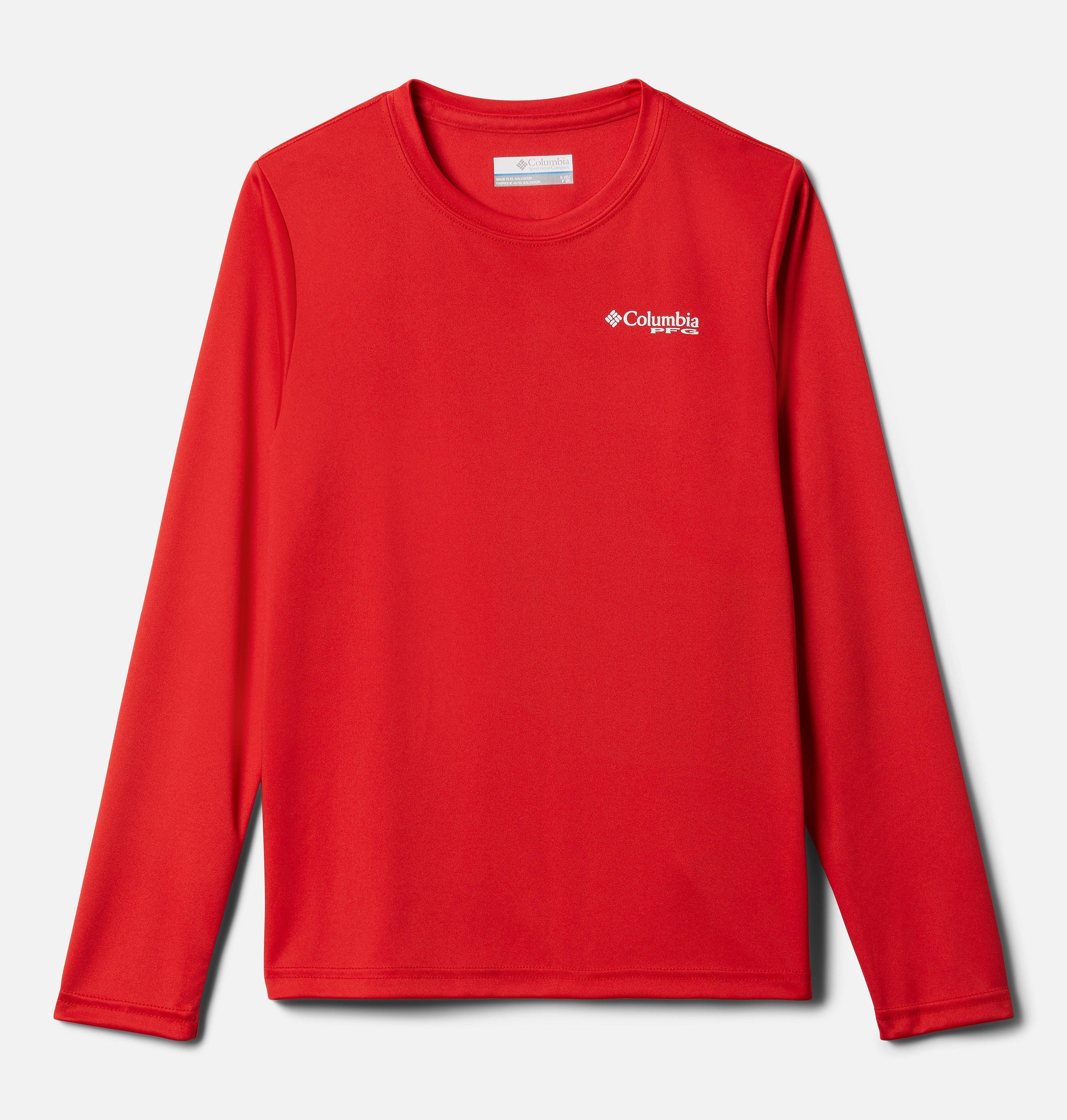 Boys' PFG Terminal Tackle Fish Flag Long Sleeve Shirt 1