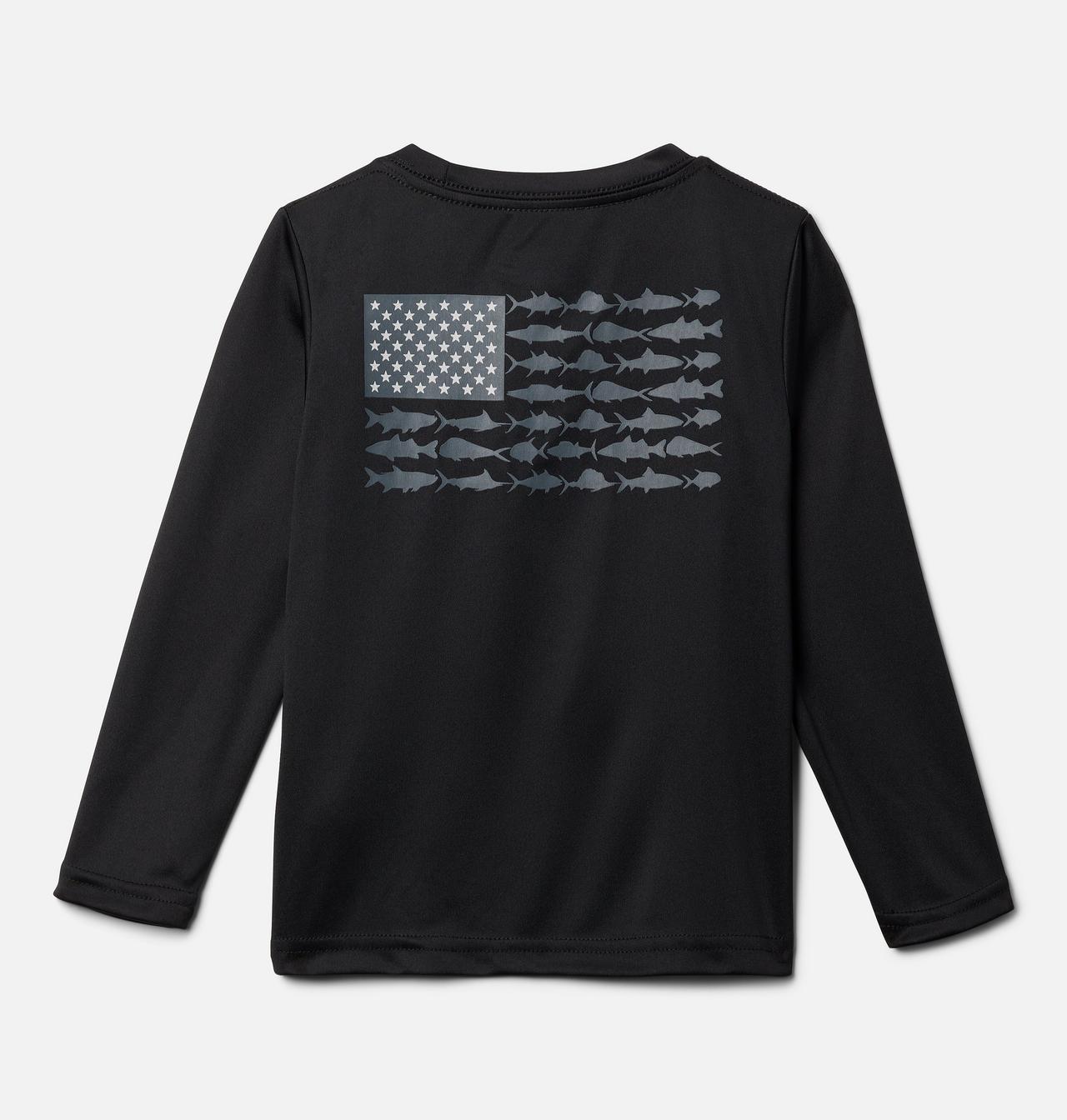 Boys' Toddler PFG Terminal Tackle™ Fish Flag Long Sleeve Shirt 2