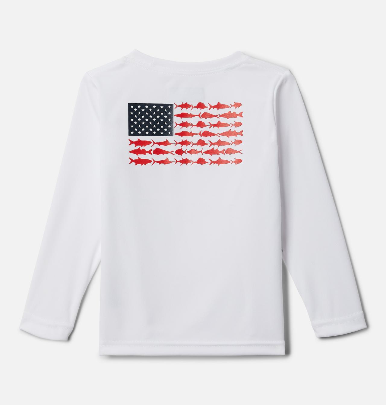 Boys' Toddler PFG Terminal Tackle™ Fish Flag Long Sleeve Shirt 2