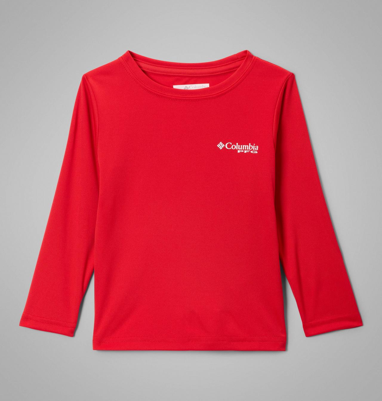 Boys' Toddler PFG Terminal Tackle™ Fish Flag Long Sleeve Shirt 1