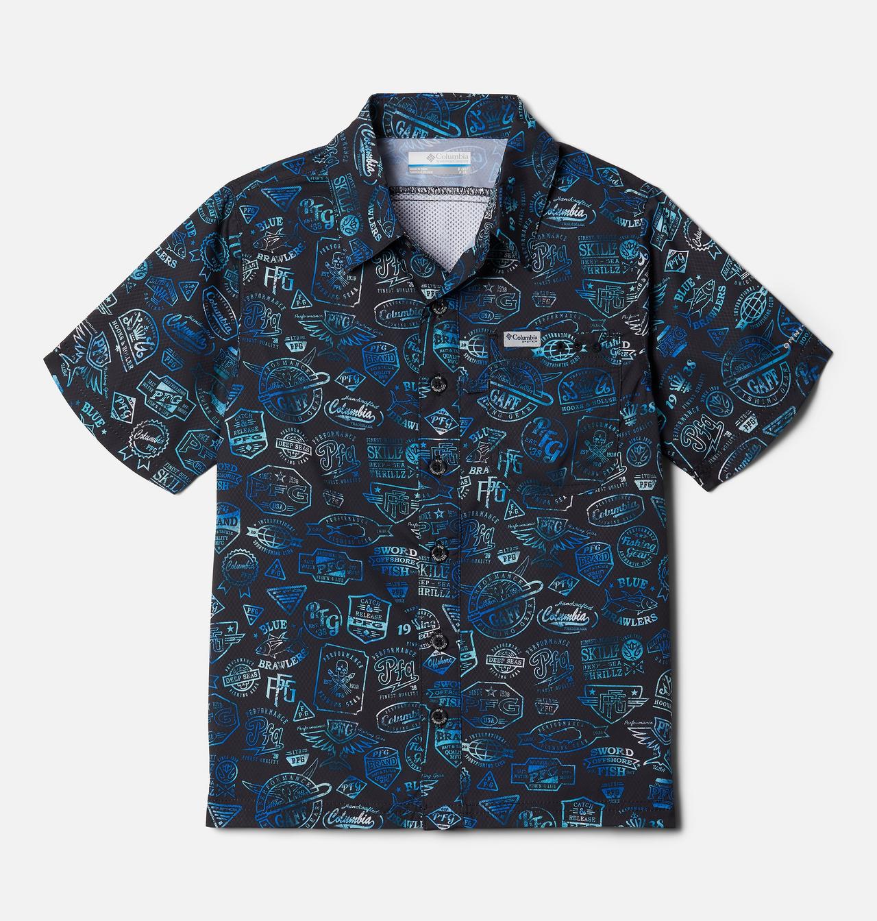Boys' PFG Super Slack Tide™ Short Sleeve Camp Shirt 1