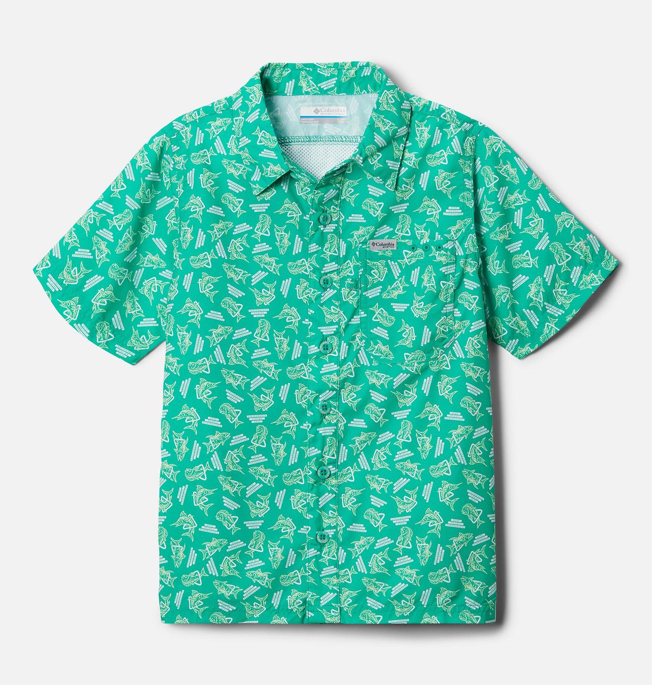 Boys' PFG Super Slack Tide™ Short Sleeve Camp Shirt 1