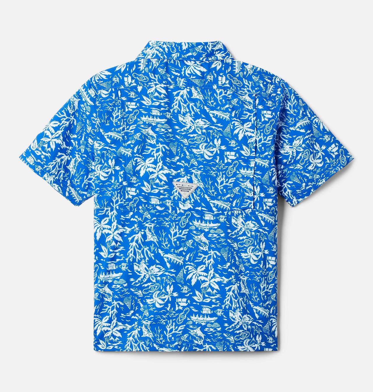 Boys' PFG Super Slack Tide™ Short Sleeve Camp Shirt 2