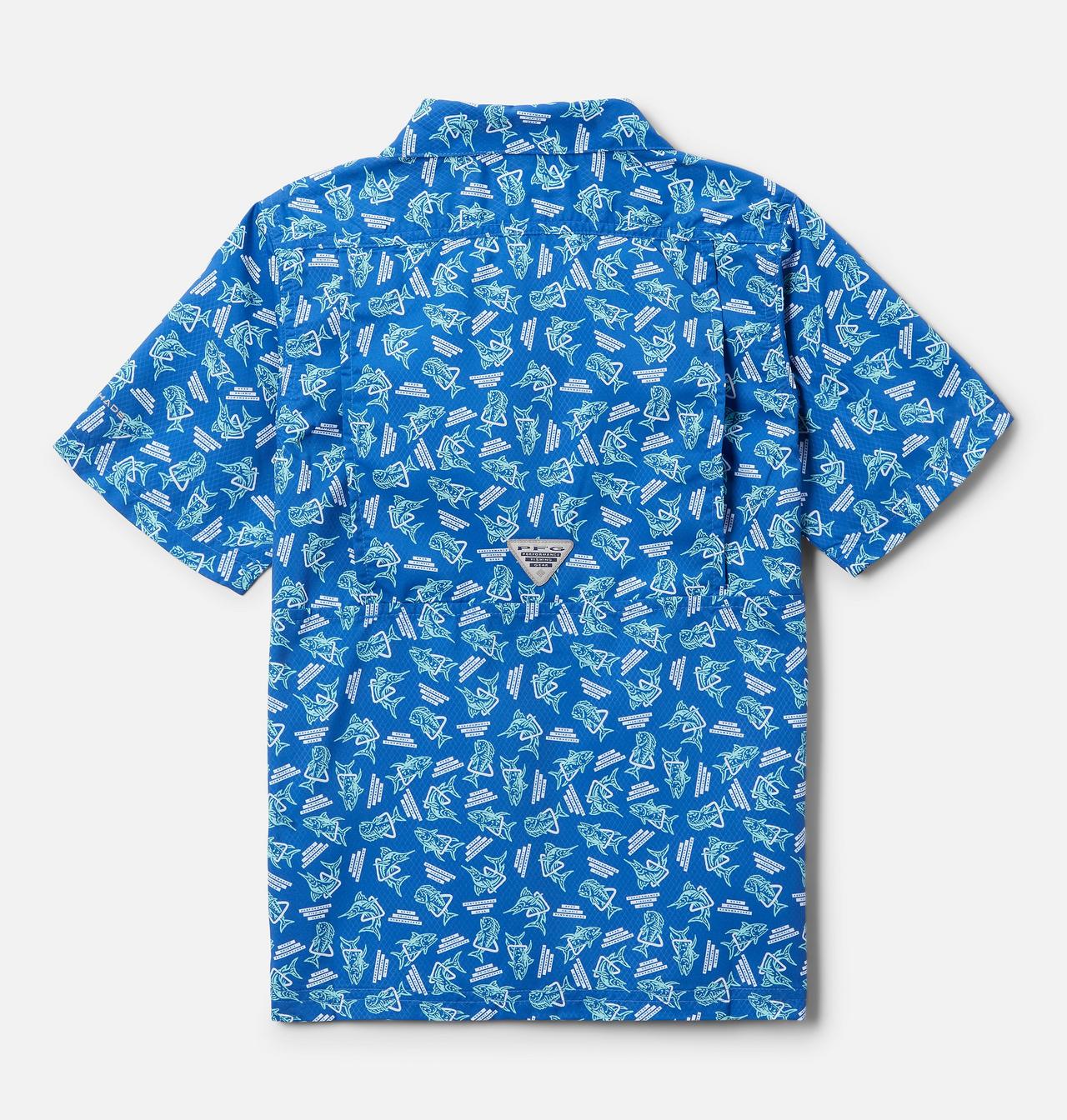 Boys' PFG Super Slack Tide™ Short Sleeve Camp Shirt 2