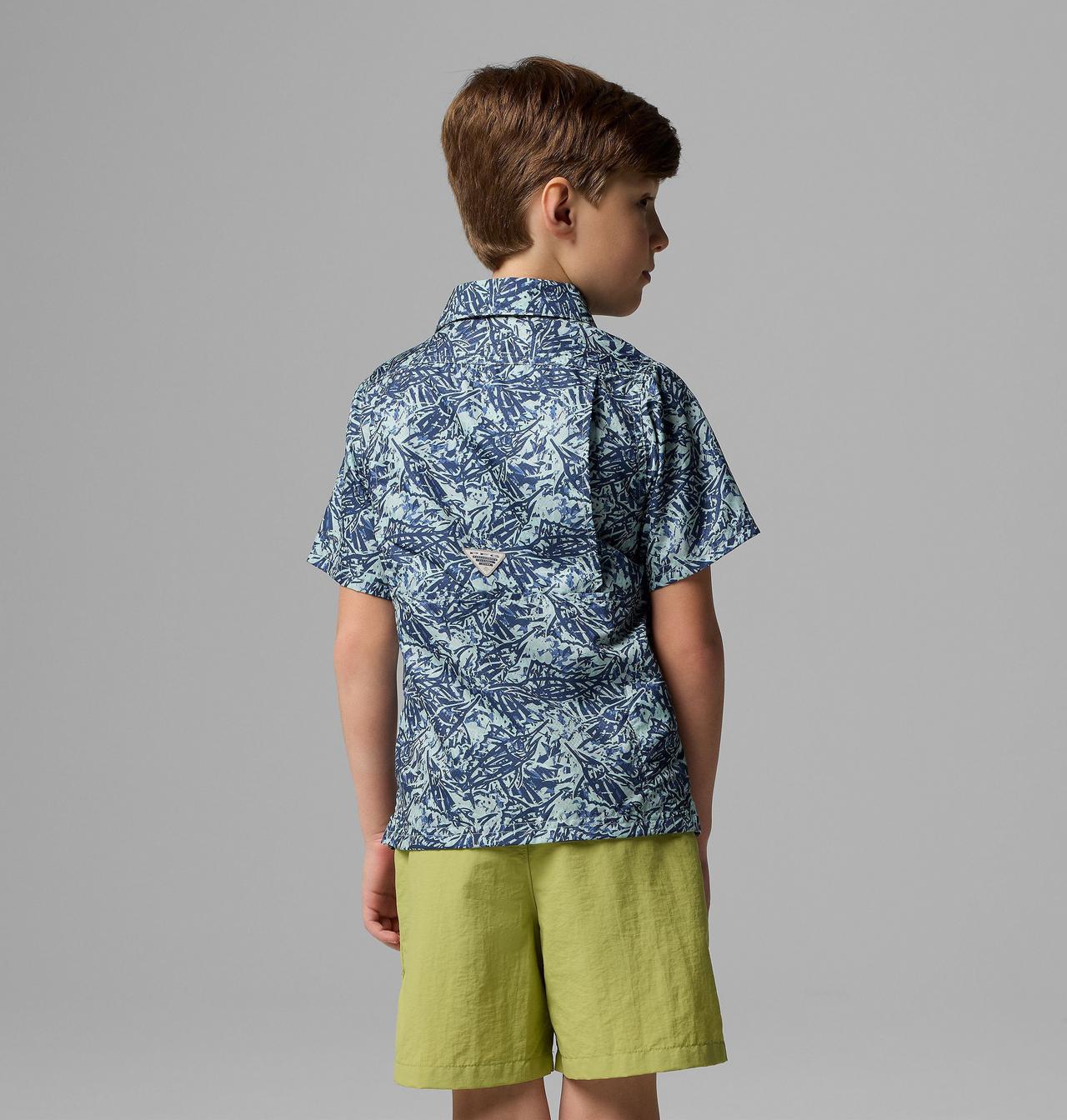 Boys' PFG Super Slack Tide™ Short Sleeve Camp Shirt 2