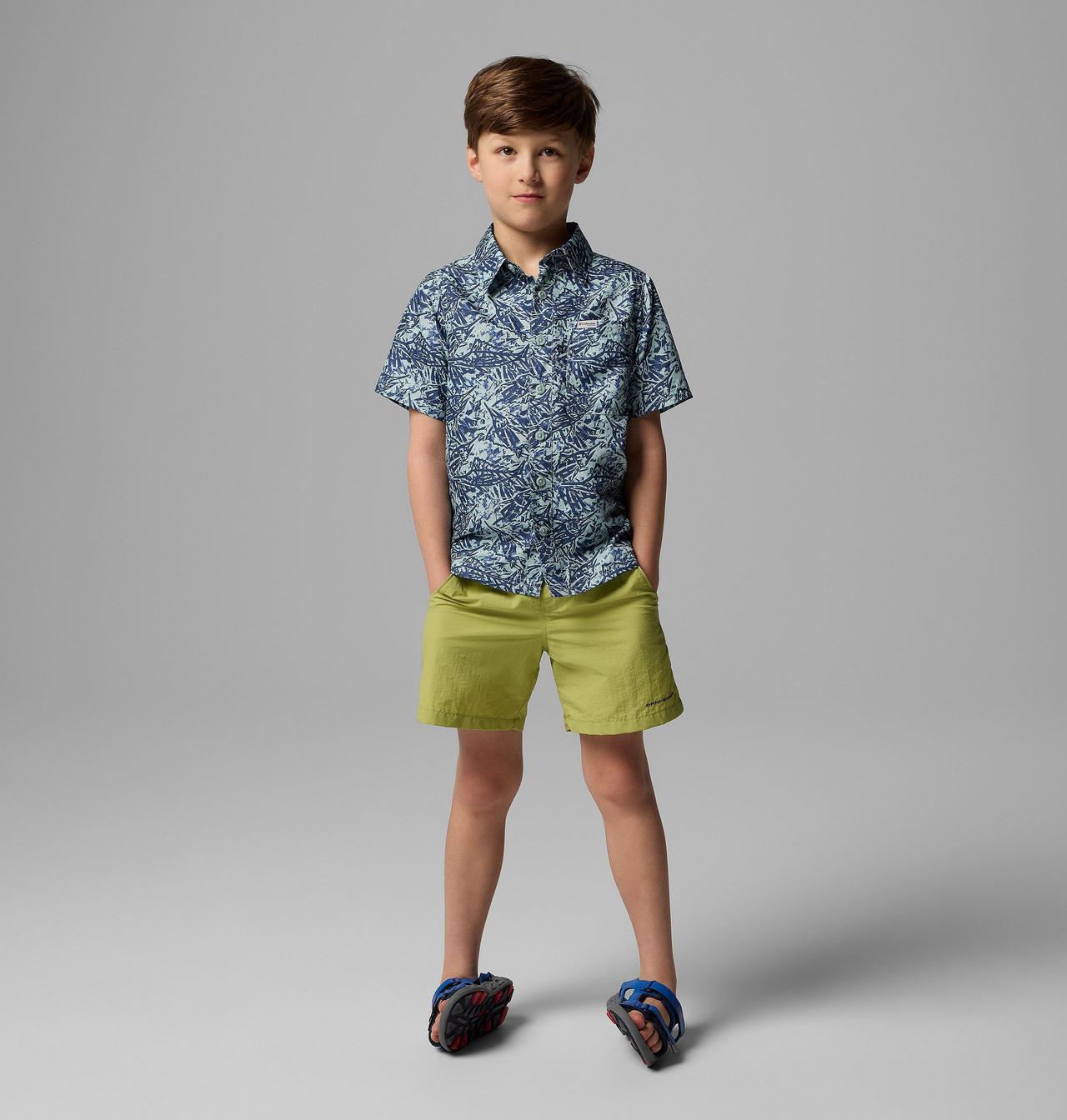 Boys' PFG Super Slack Tide™ Short Sleeve Camp Shirt 1