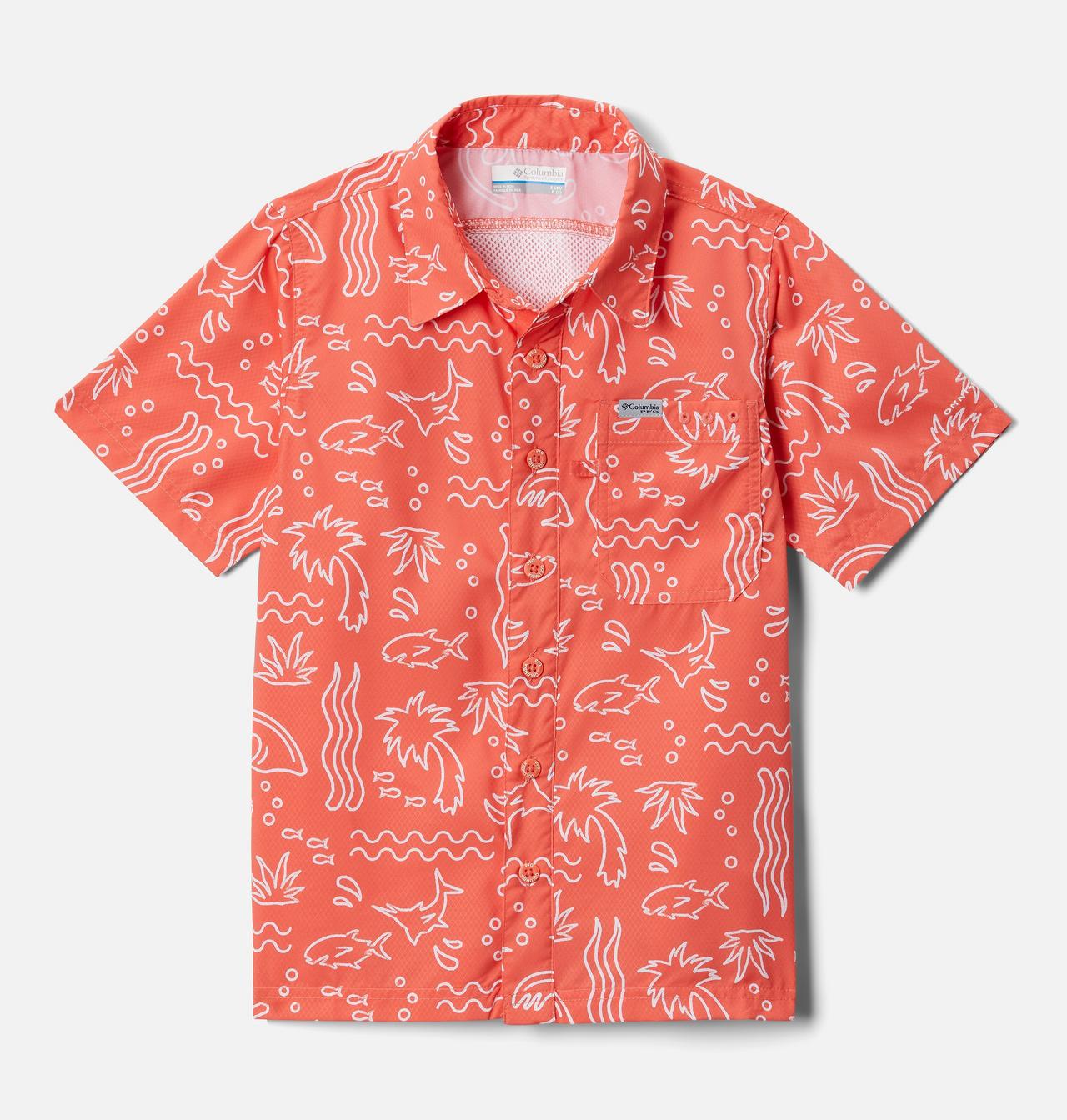 Boys' PFG Super Slack Tide™ Short Sleeve Camp Shirt 1