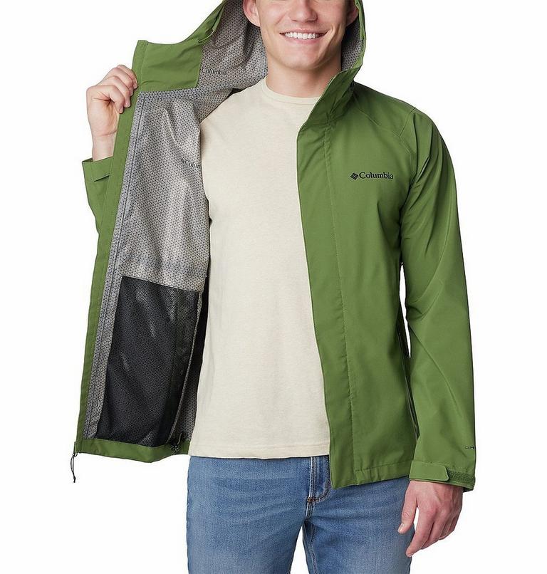 Men’s Earth Explorer Waterproof Shell Jacket, Color: Canteen, image 5