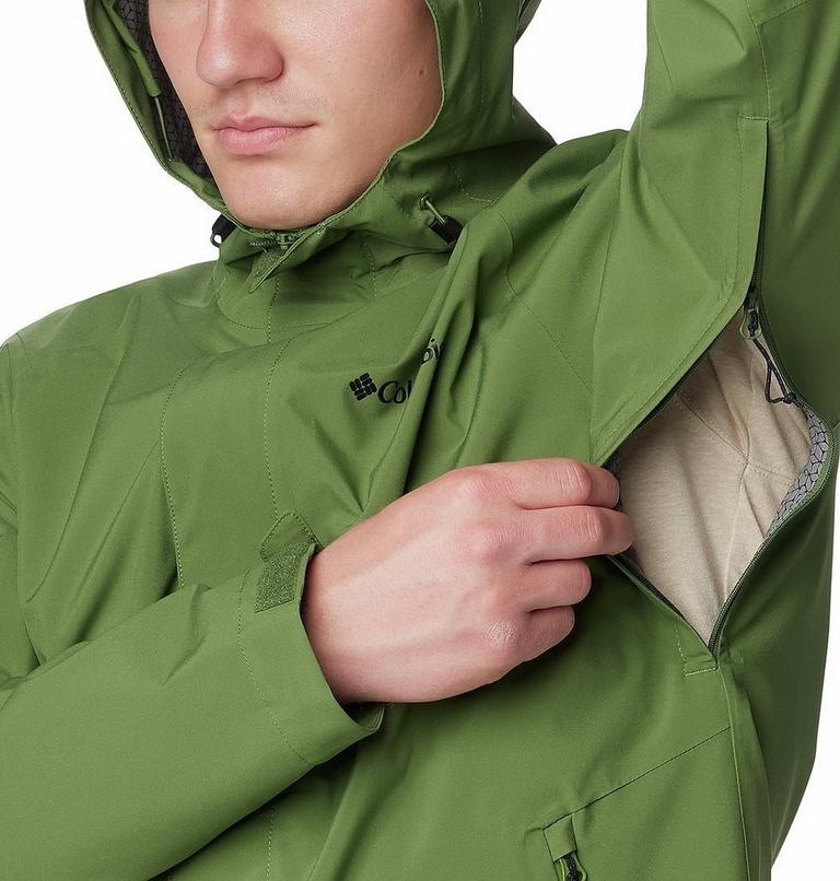 Men’s Earth Explorer Waterproof Shell Jacket, Color: Canteen, image 8
