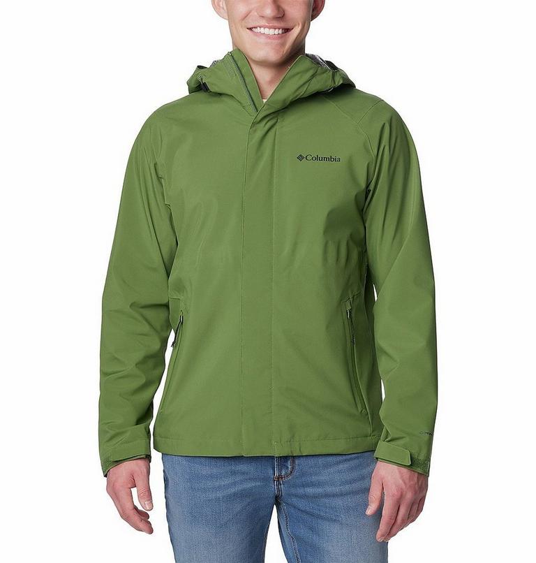 Men’s Earth Explorer Waterproof Shell Jacket, Color: Canteen, image 1