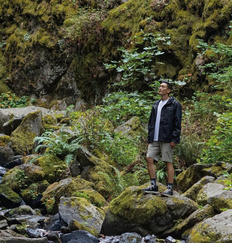 Men's Hikebound Waterproof Hiking Jacket, Color: Black, image 10